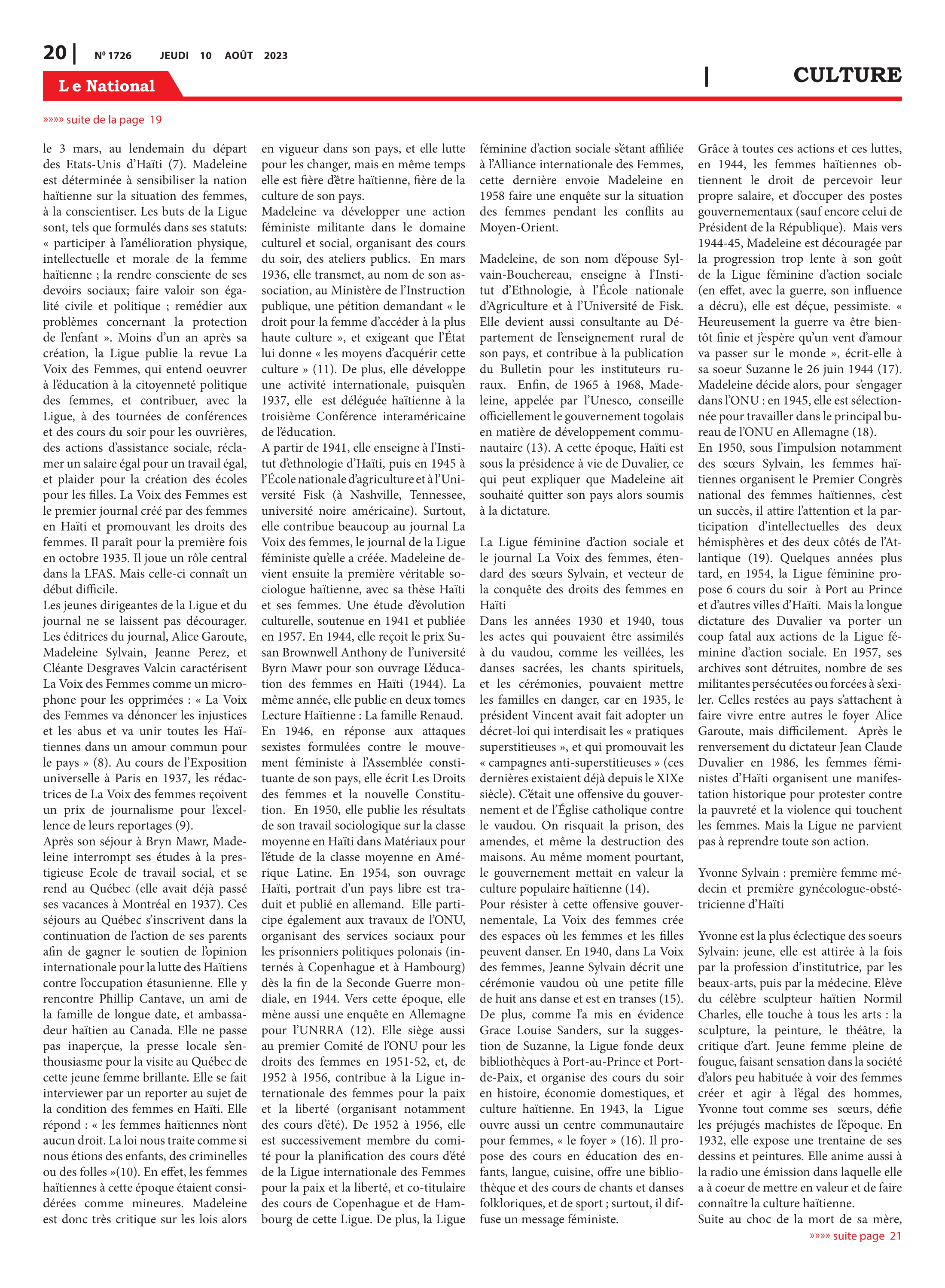 Page 20 de l'édition 1726