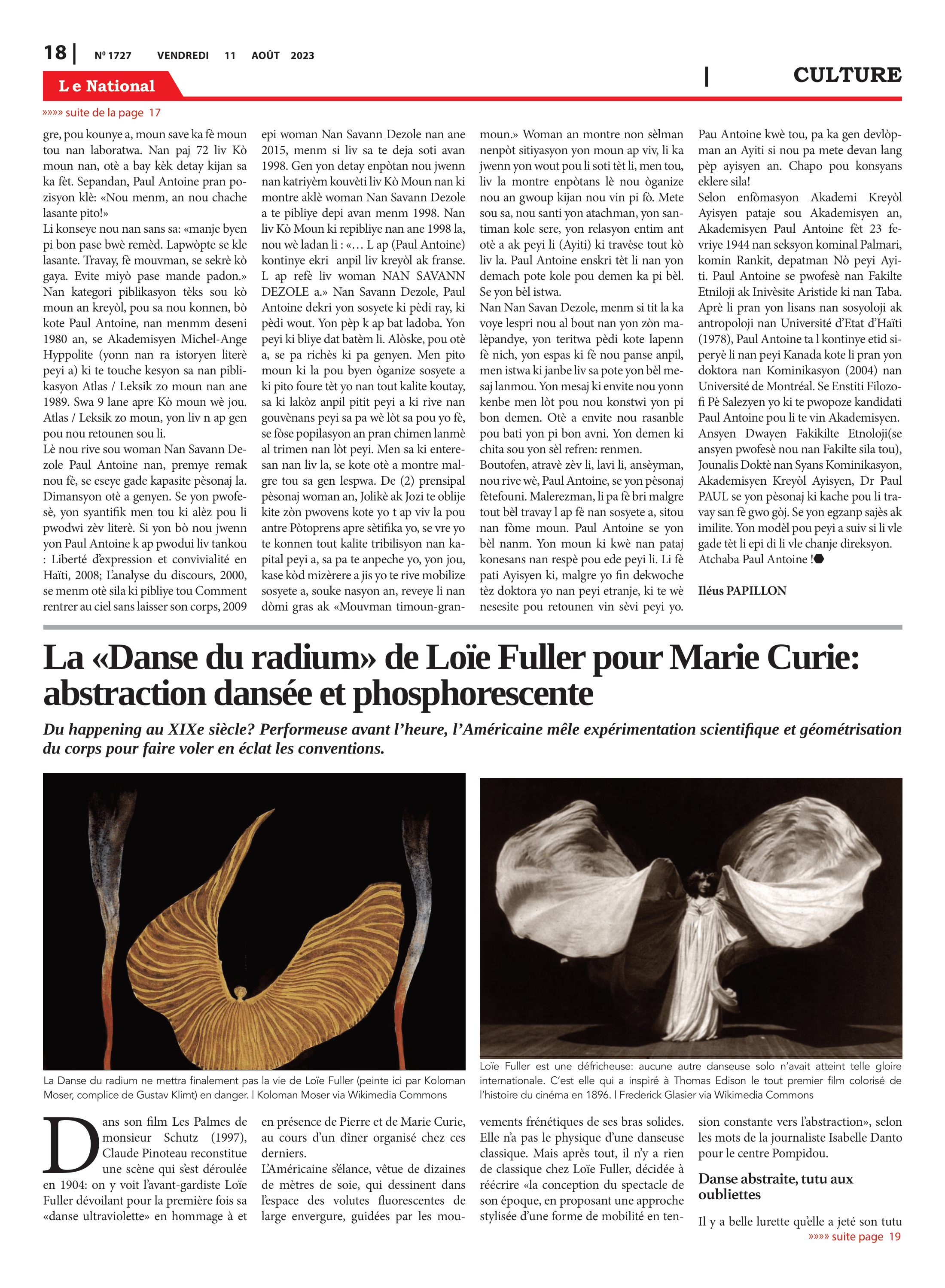 Page 18 de l'édition 1727