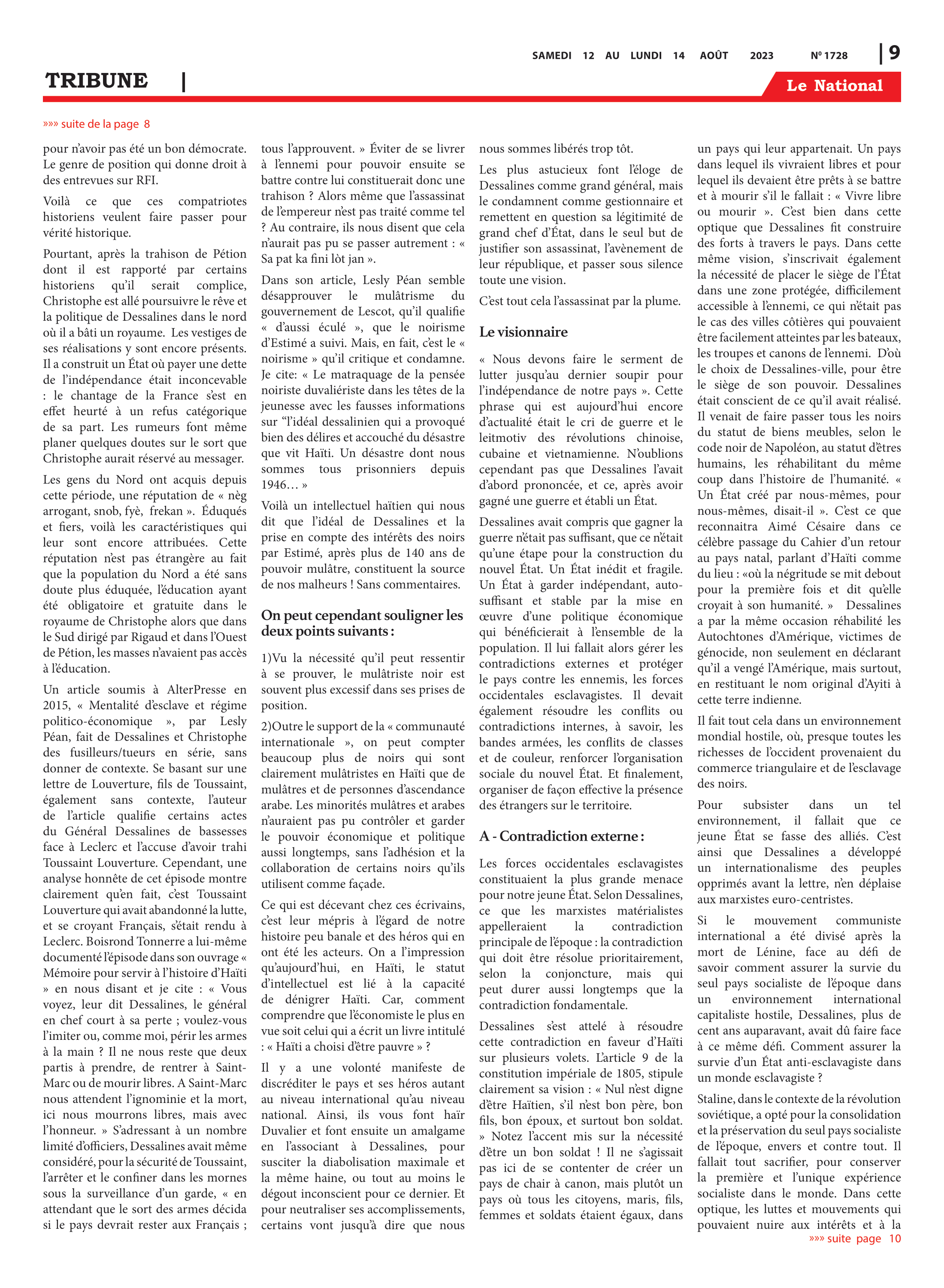 Page 9 de l'édition 1728