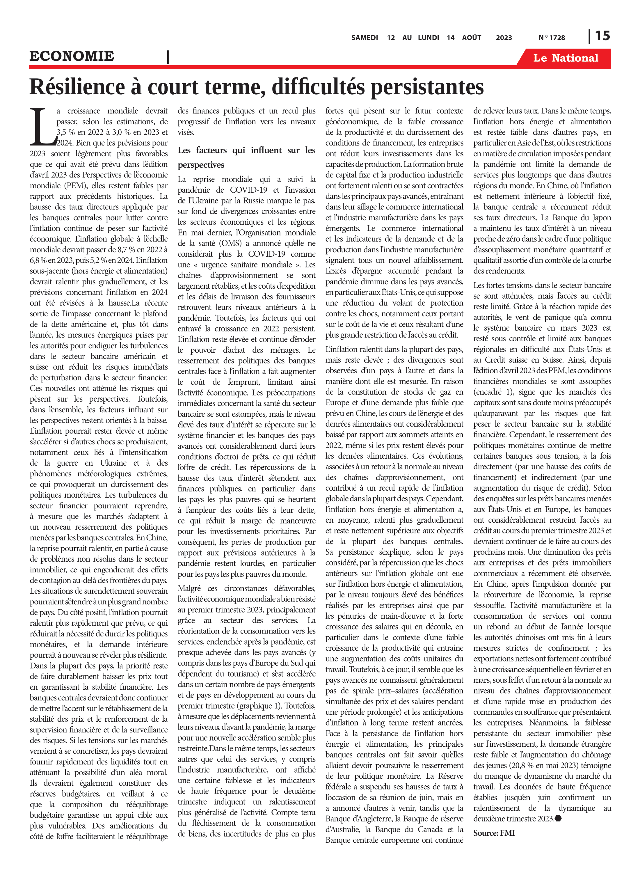 Page 15 de l'édition 1728