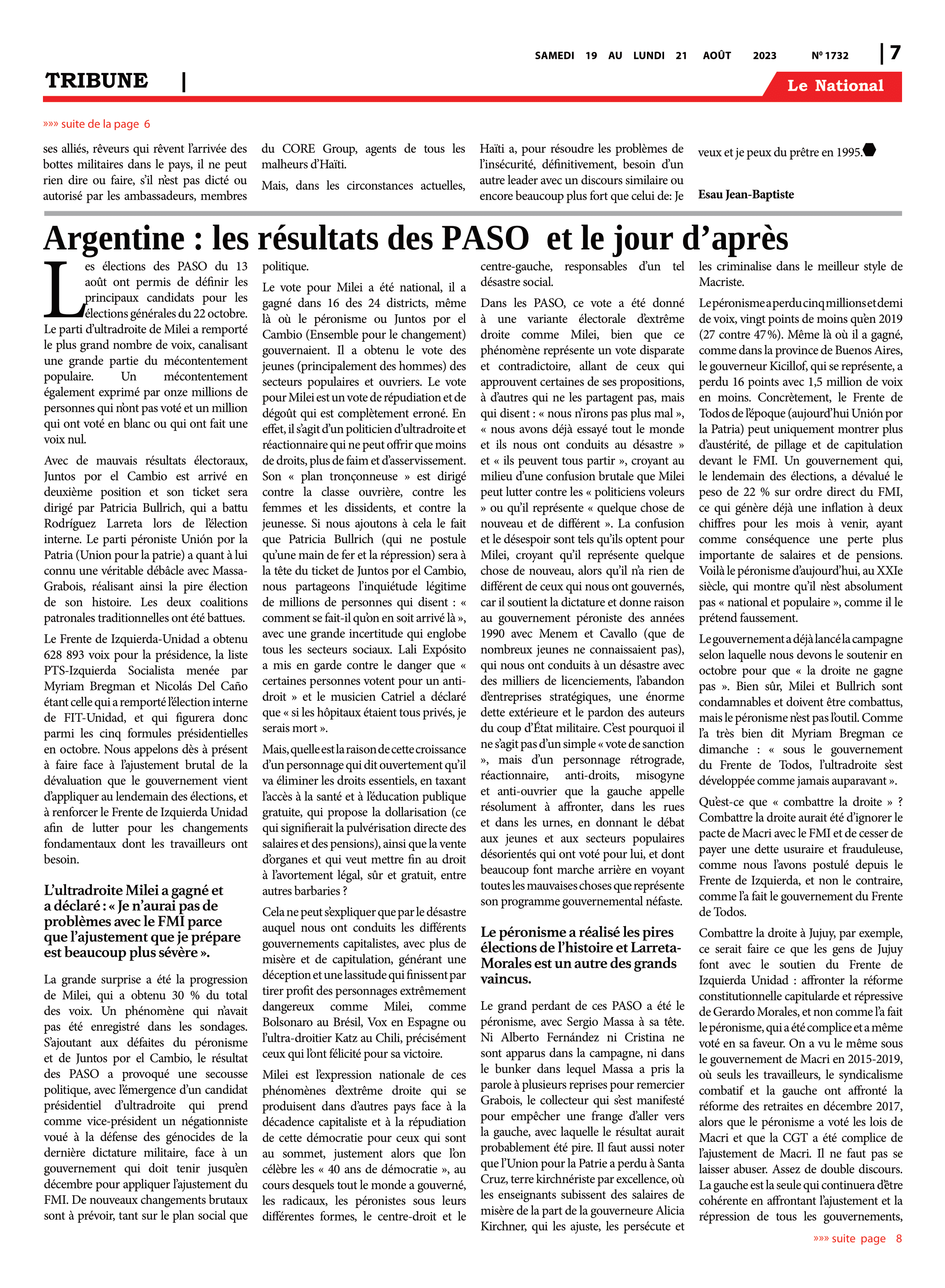 Page 7 de l'édition 1732
