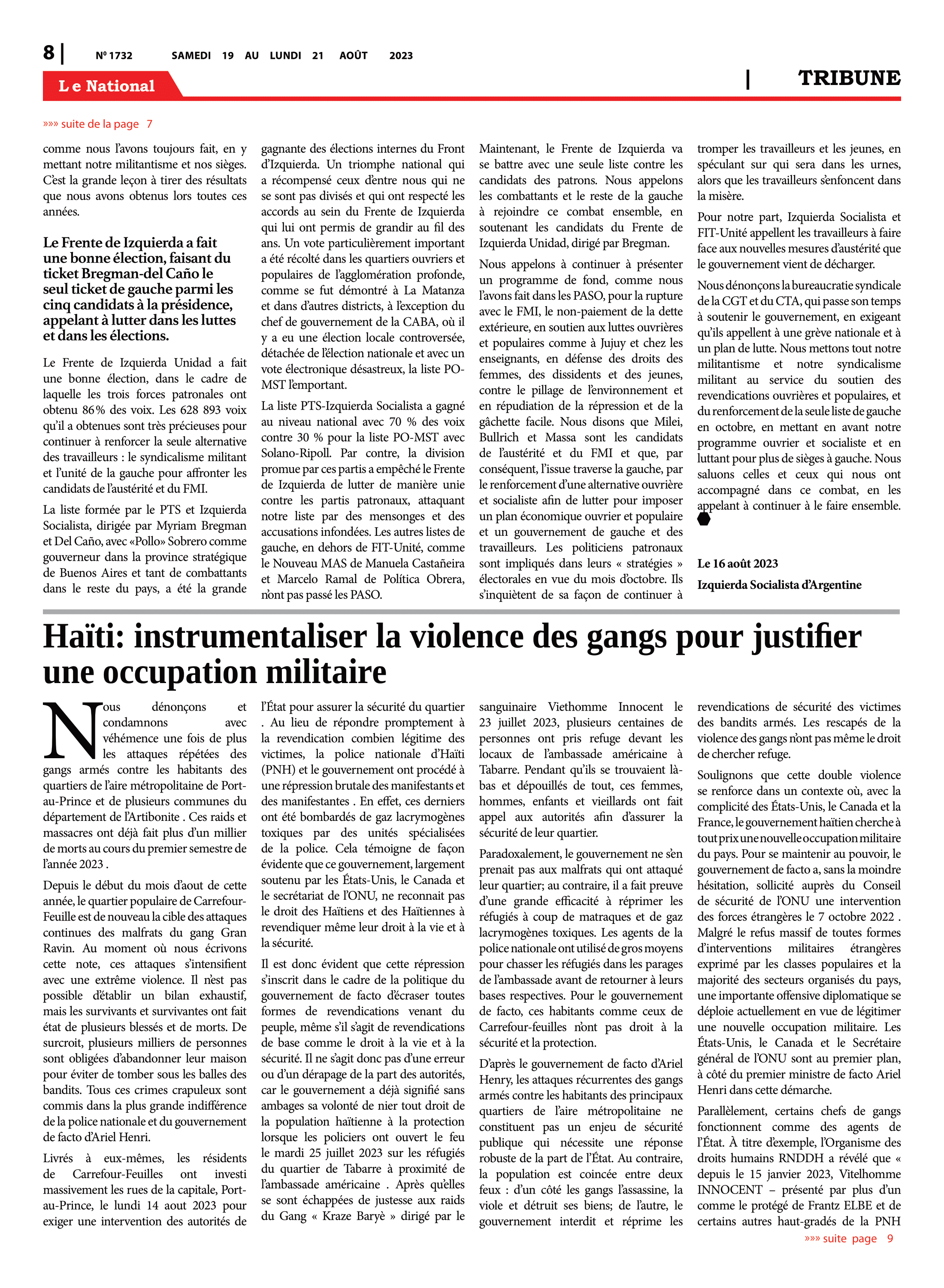 Page 8 de l'édition 1732