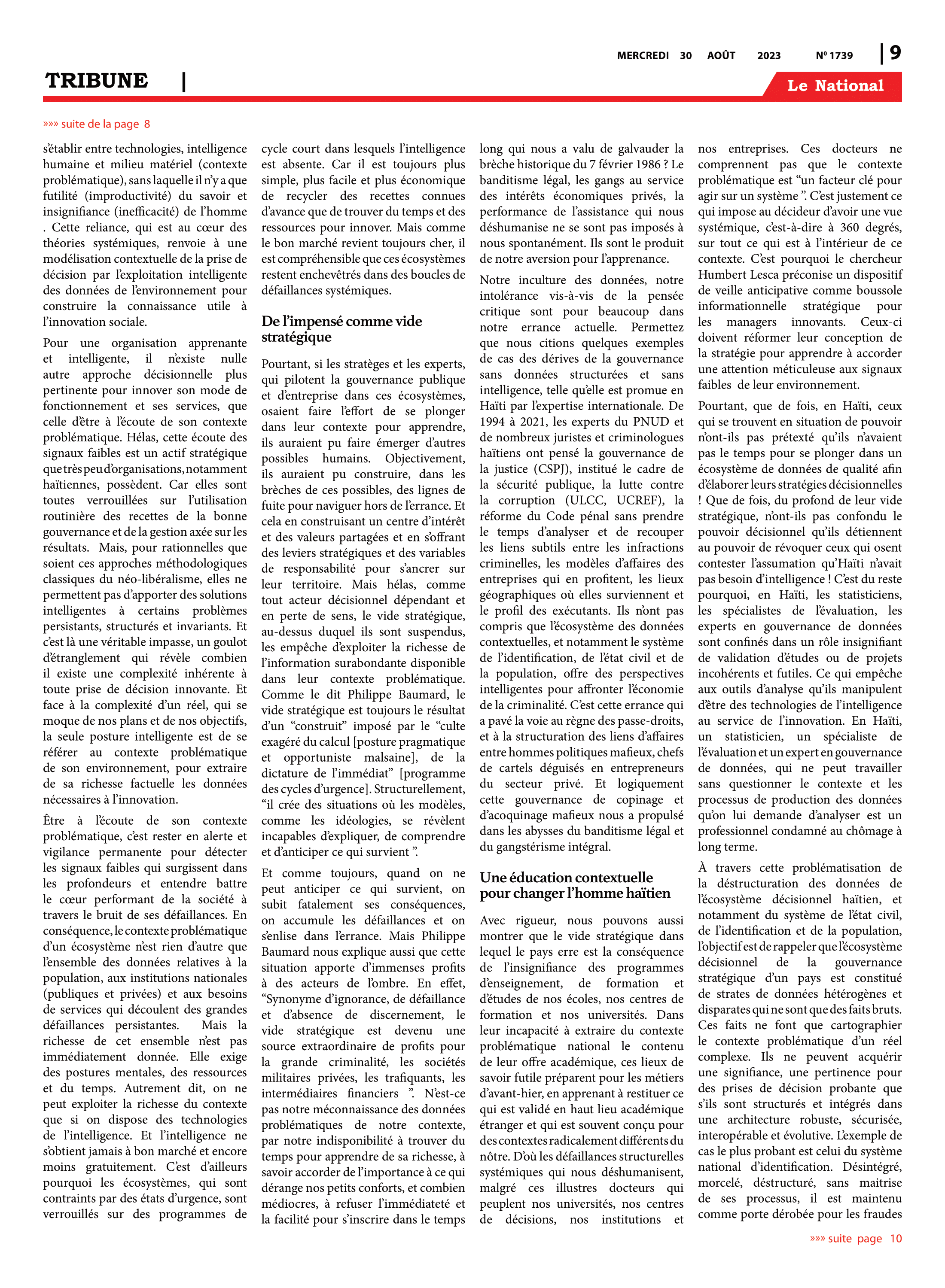 Page 9 de l'édition 1739