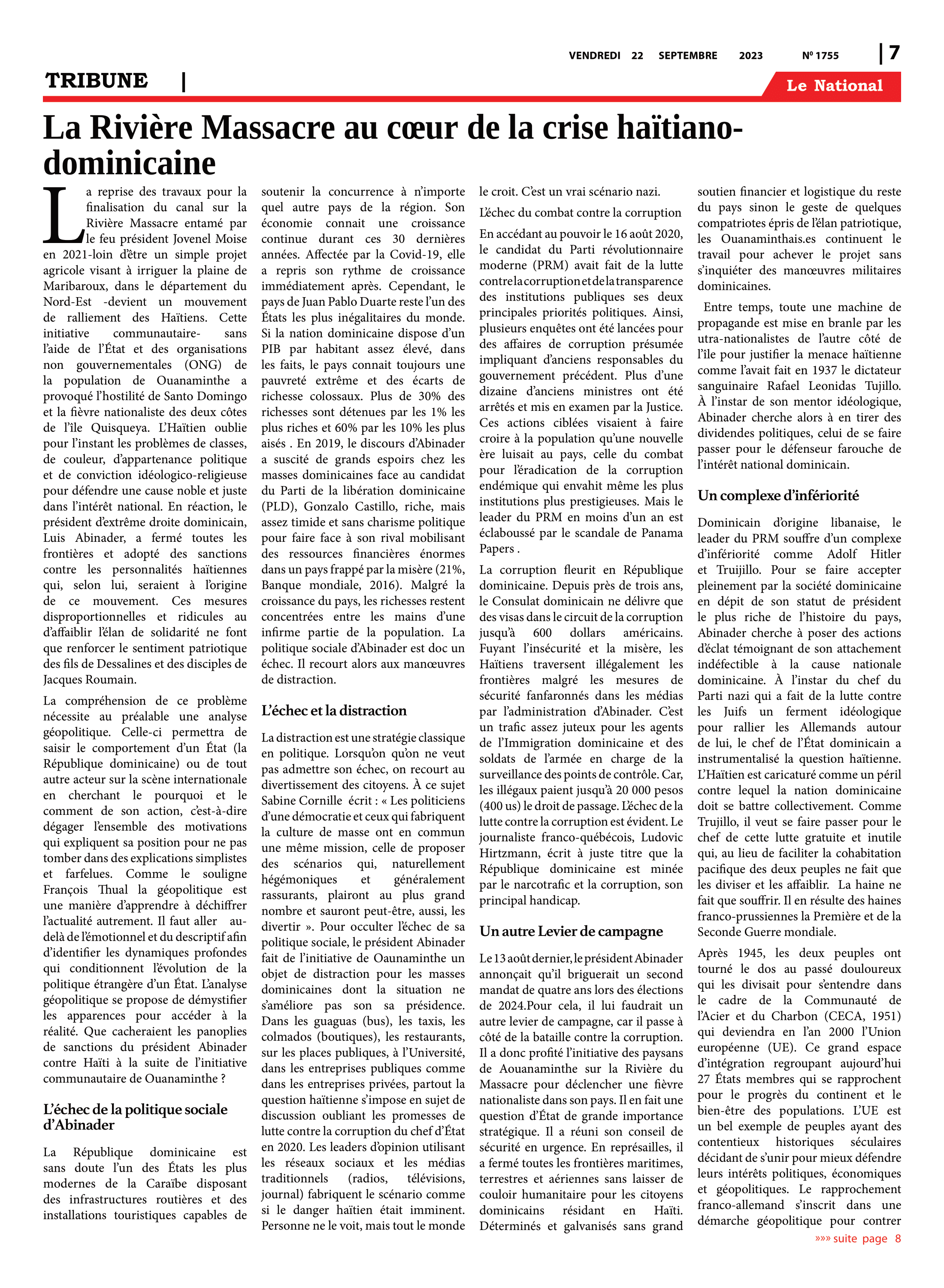 Page 7 de l'édition 1755