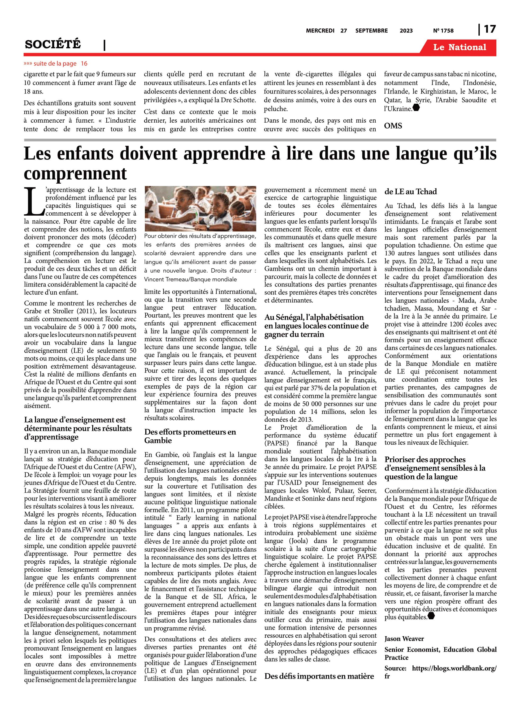 Page 17 de l'édition 1758