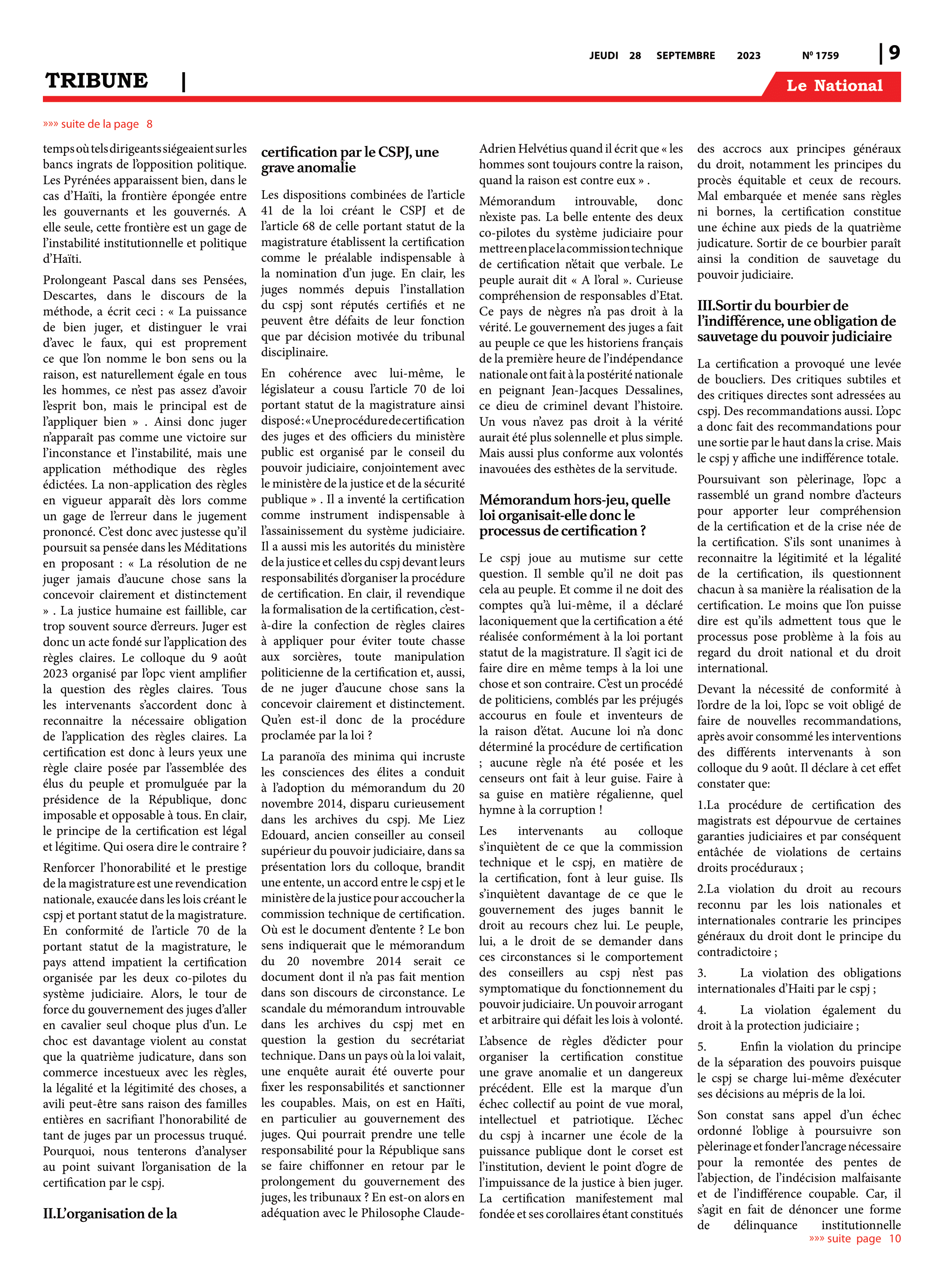 Page 9 de l'édition 1759