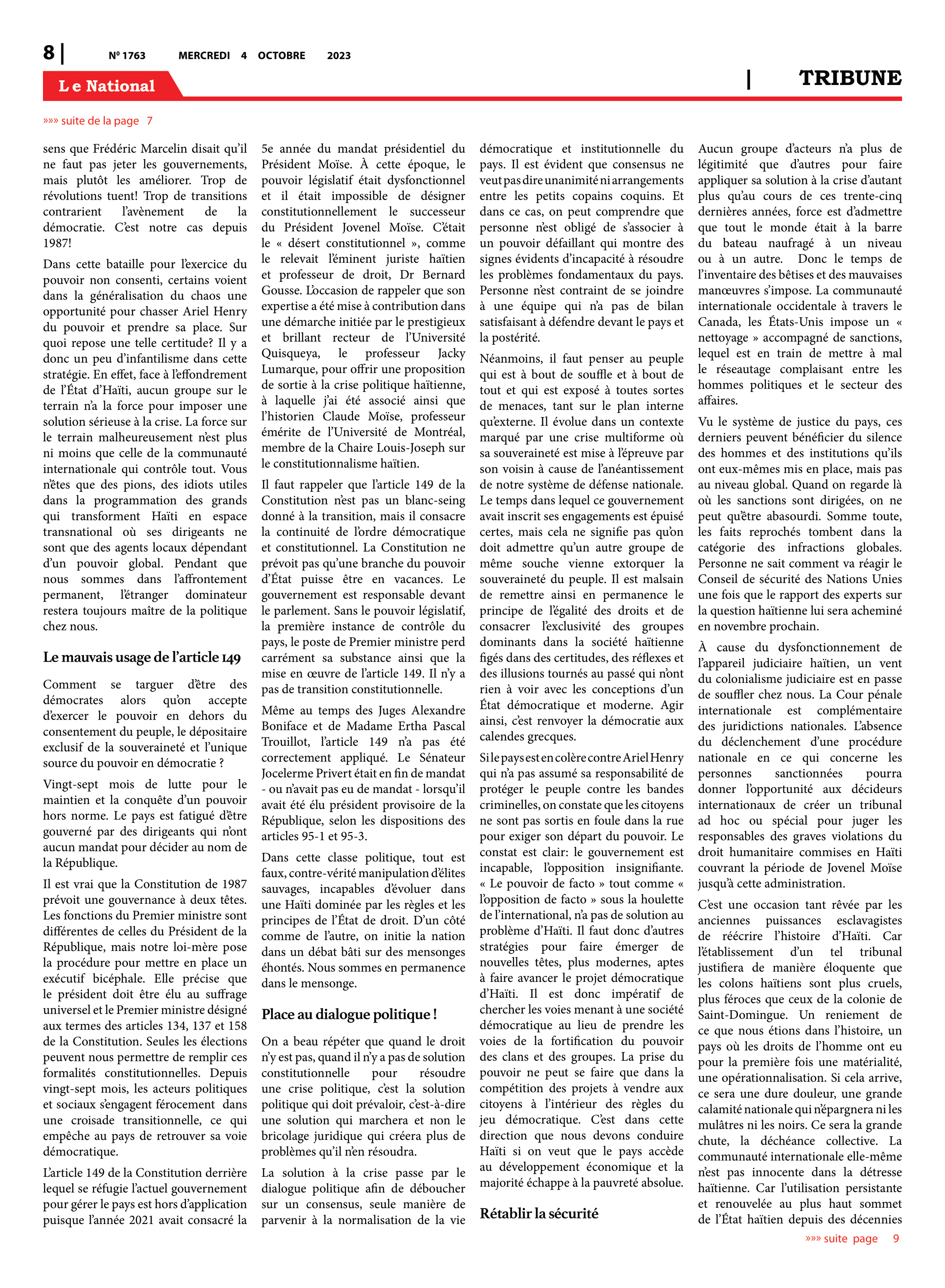 Page 8 de l'édition 1763