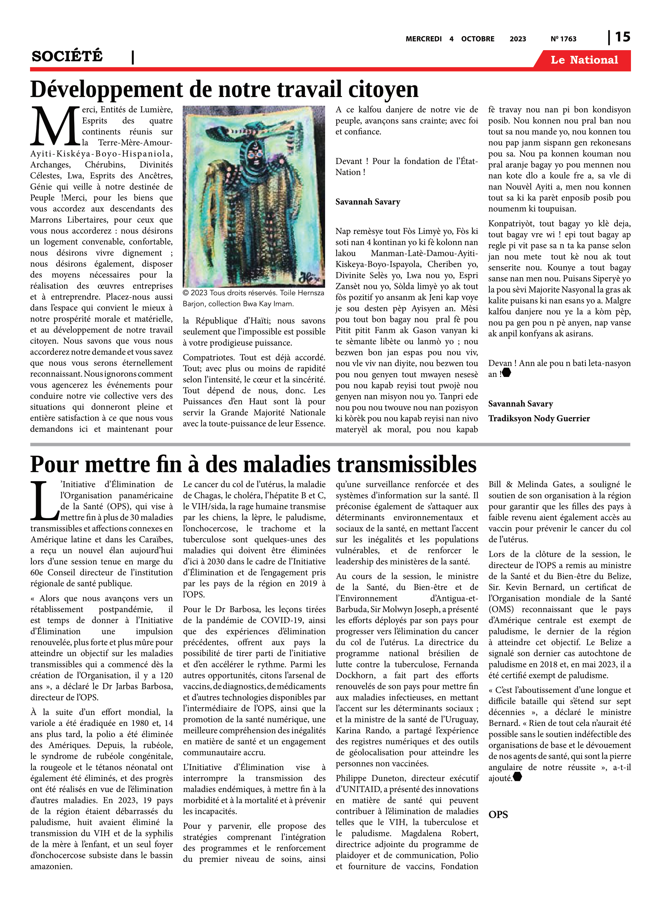 Page 15 de l'édition 1763