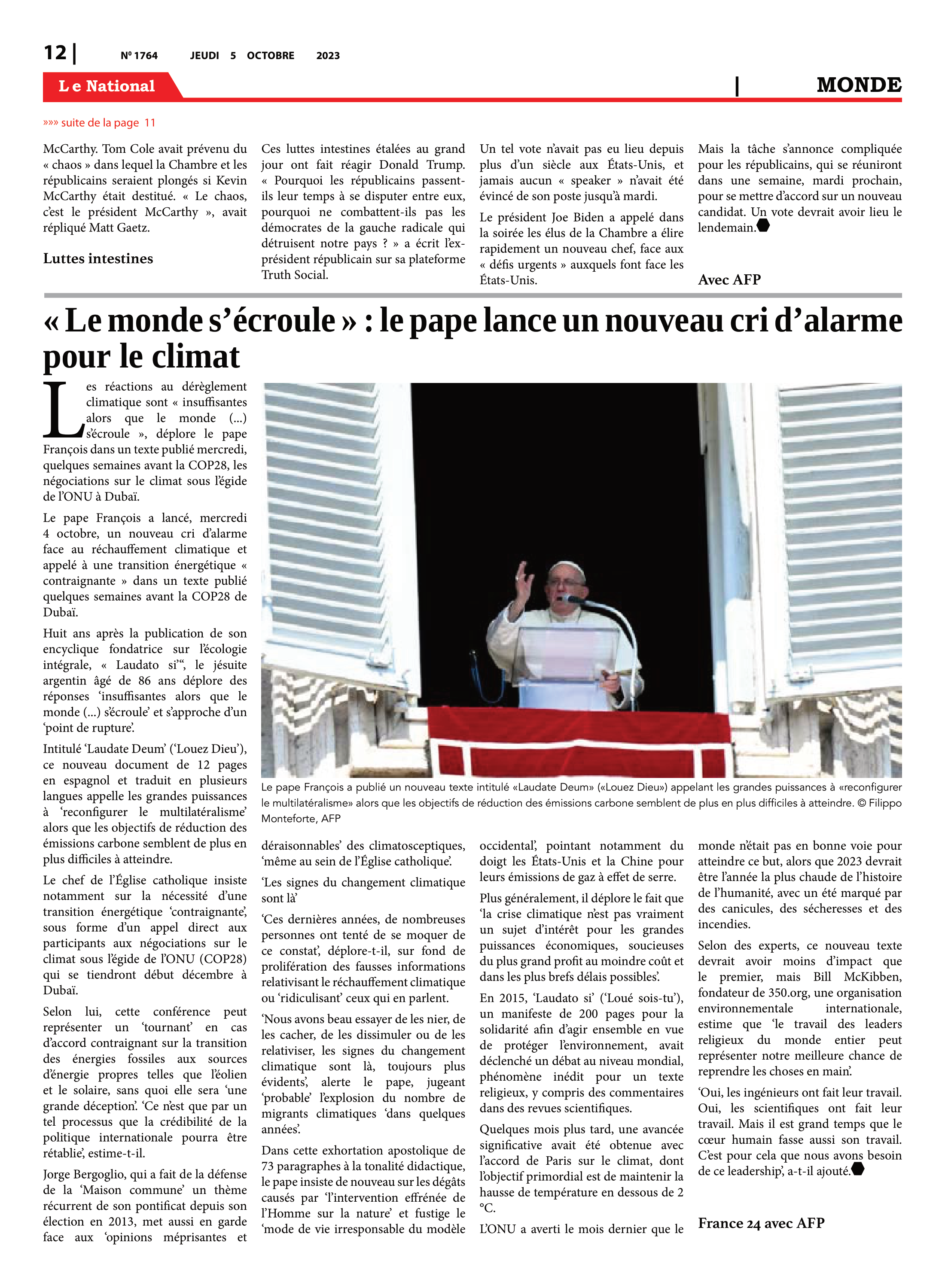 Page 12 de l'édition 1764