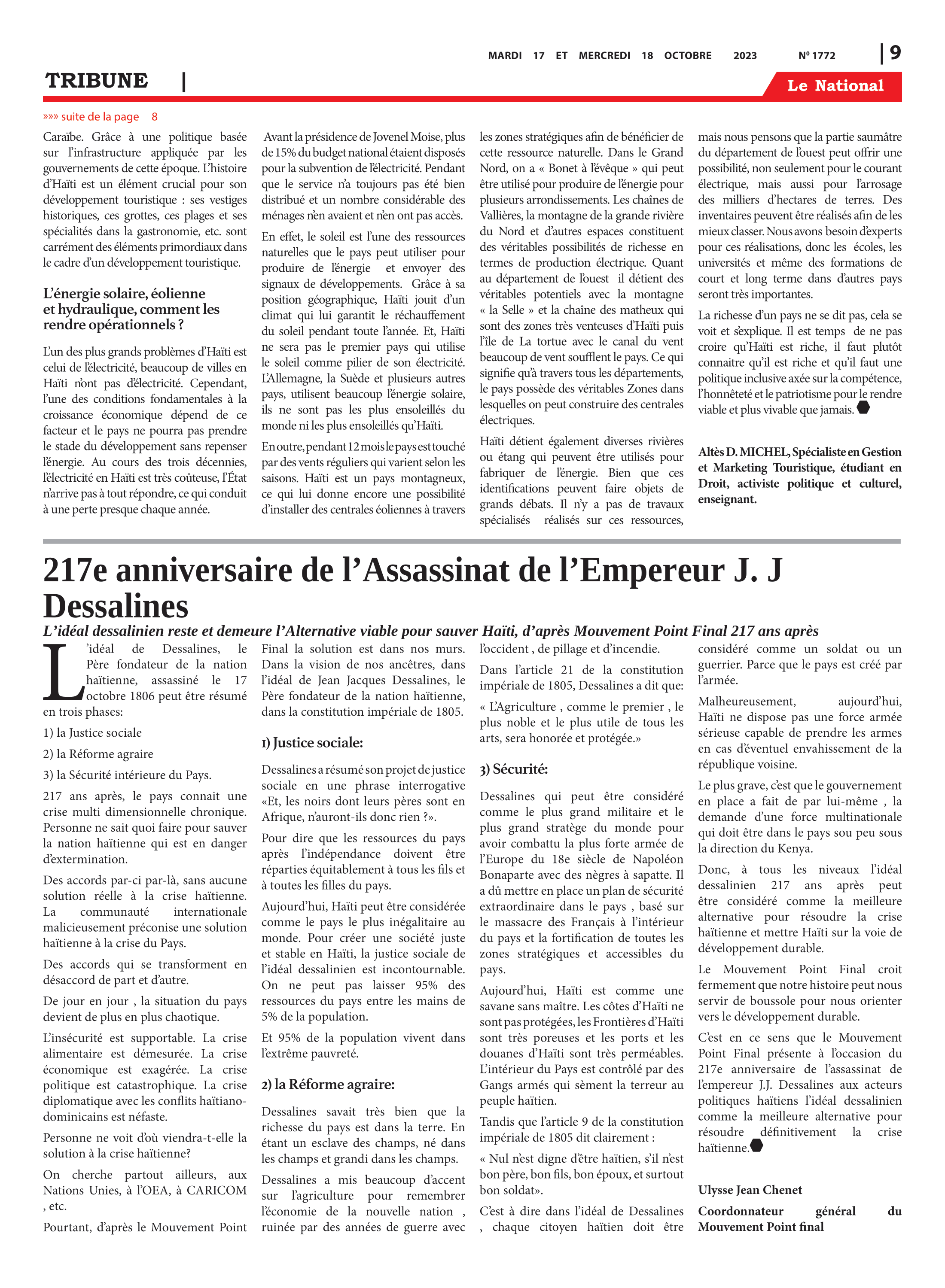 Page 9 de l'édition 1772