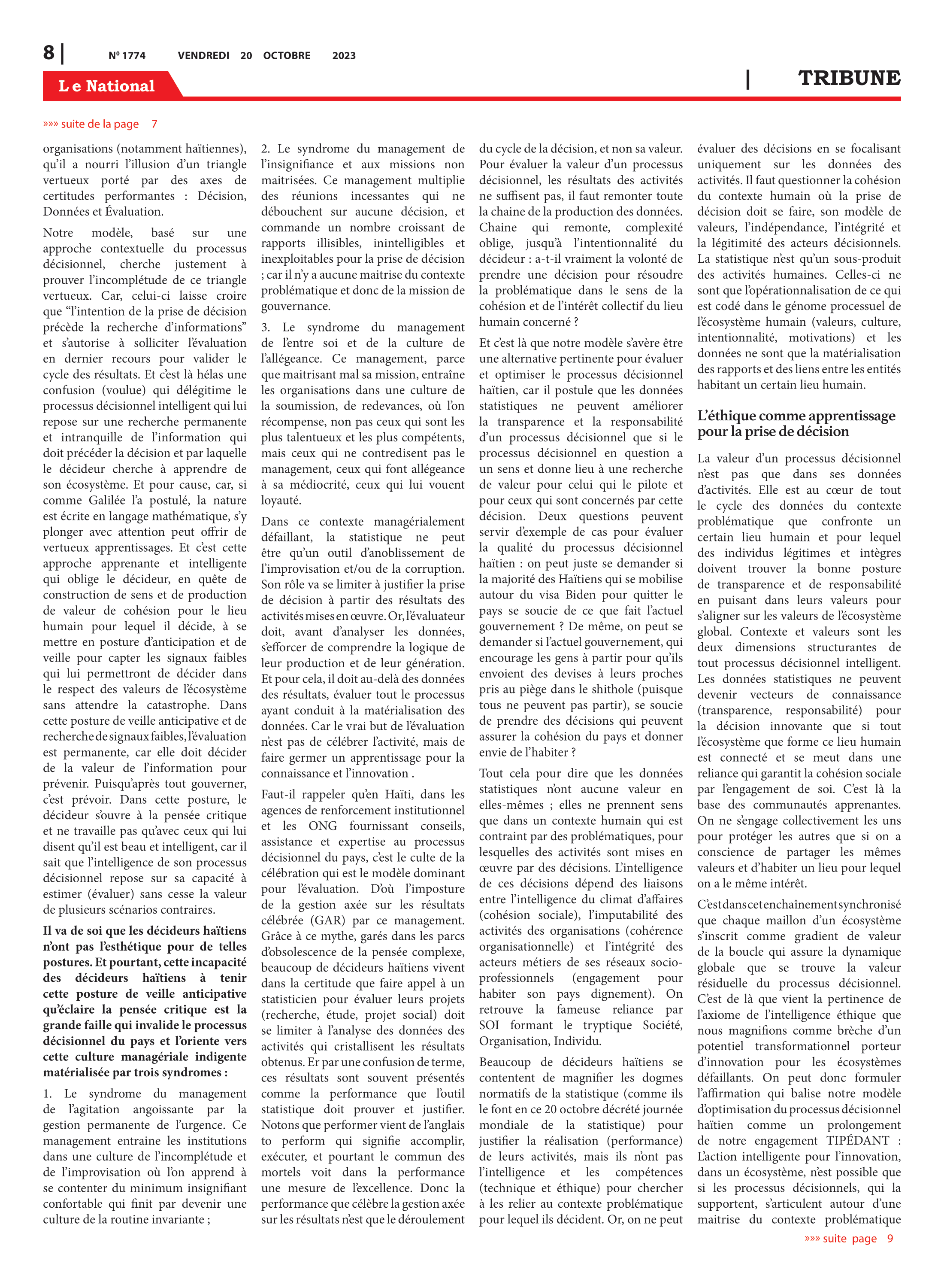 Page 8 de l'édition 1774