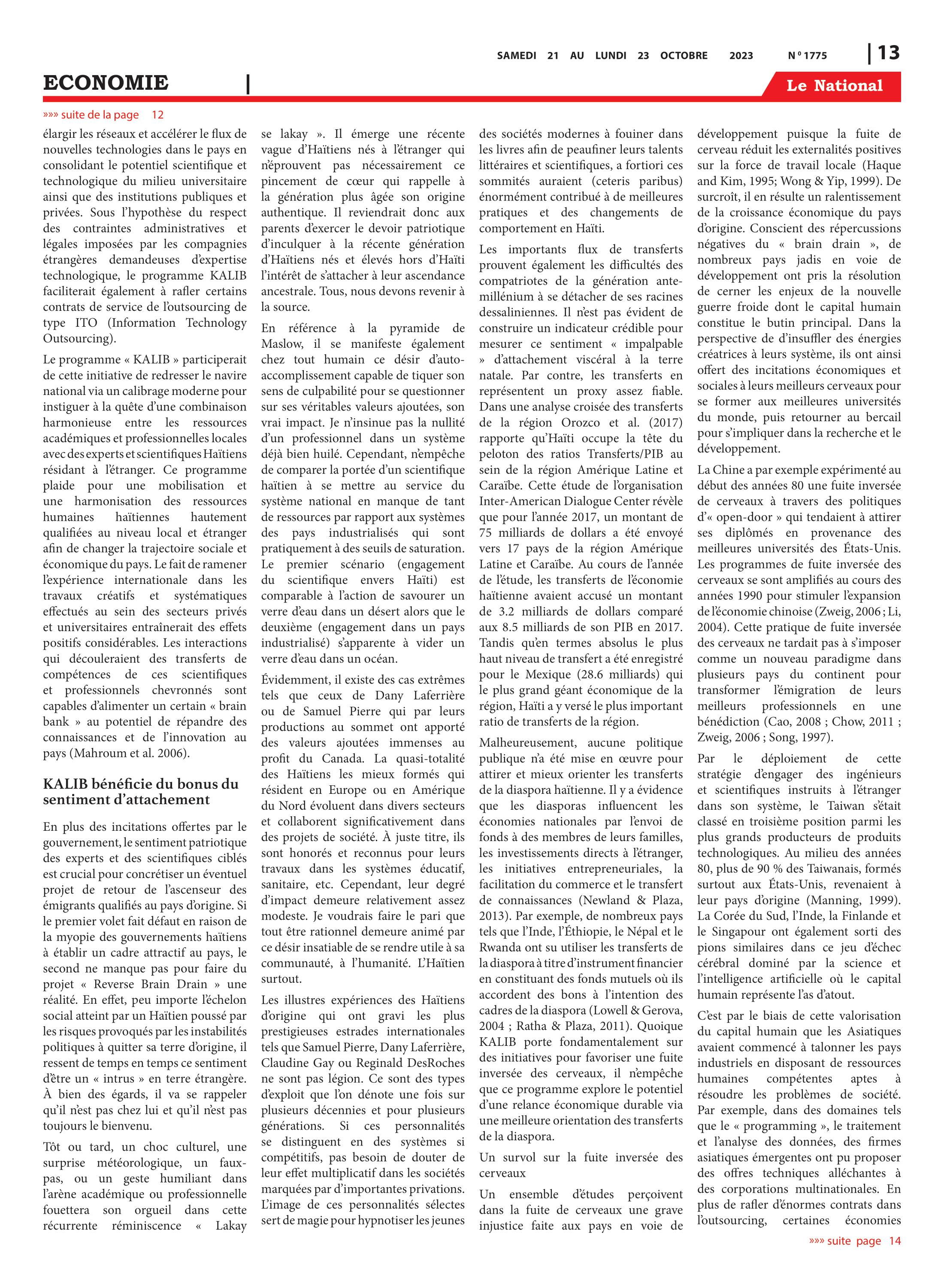 Page 13 de l'édition 1775