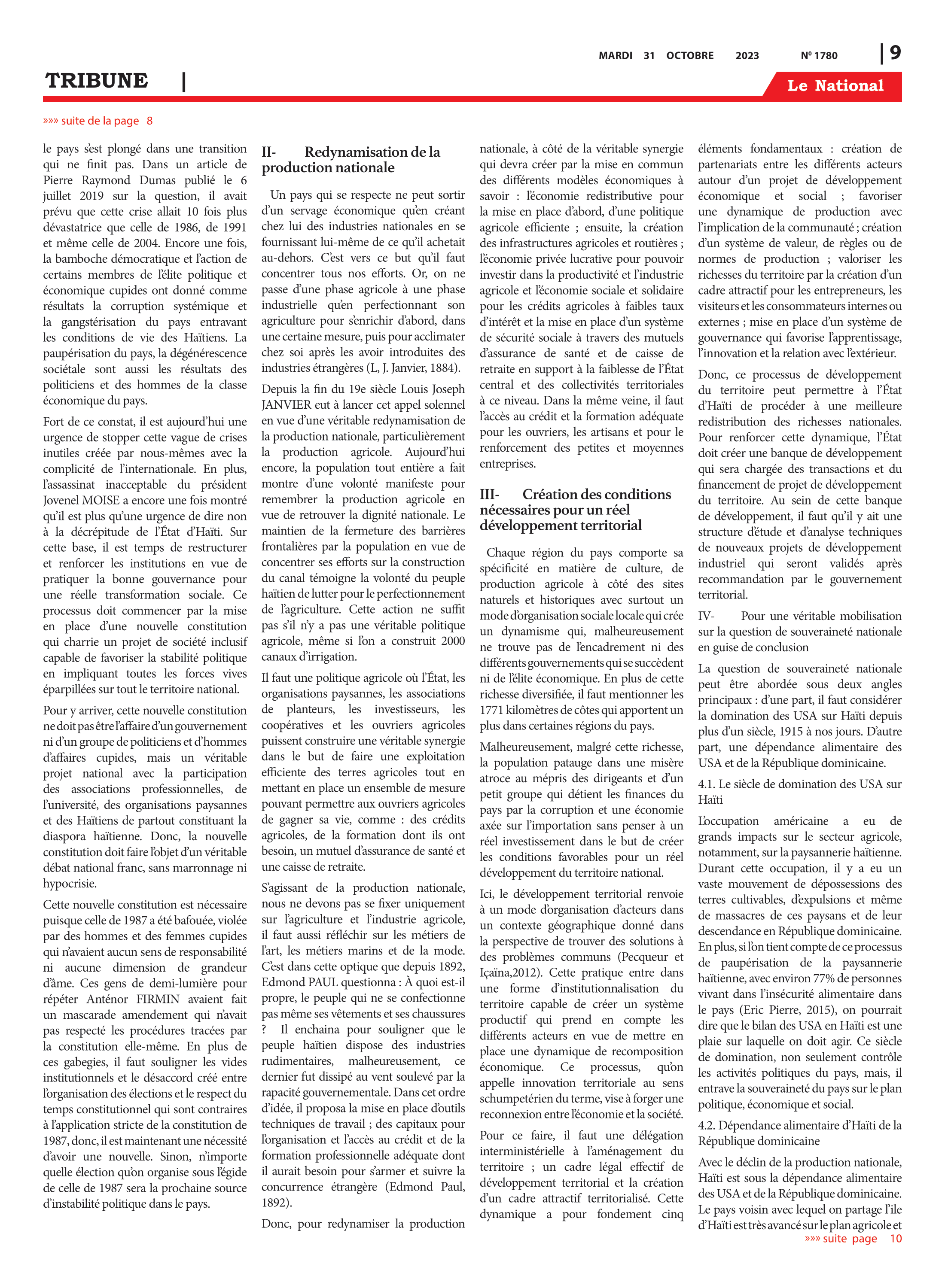 Page 9 de l'édition 1780