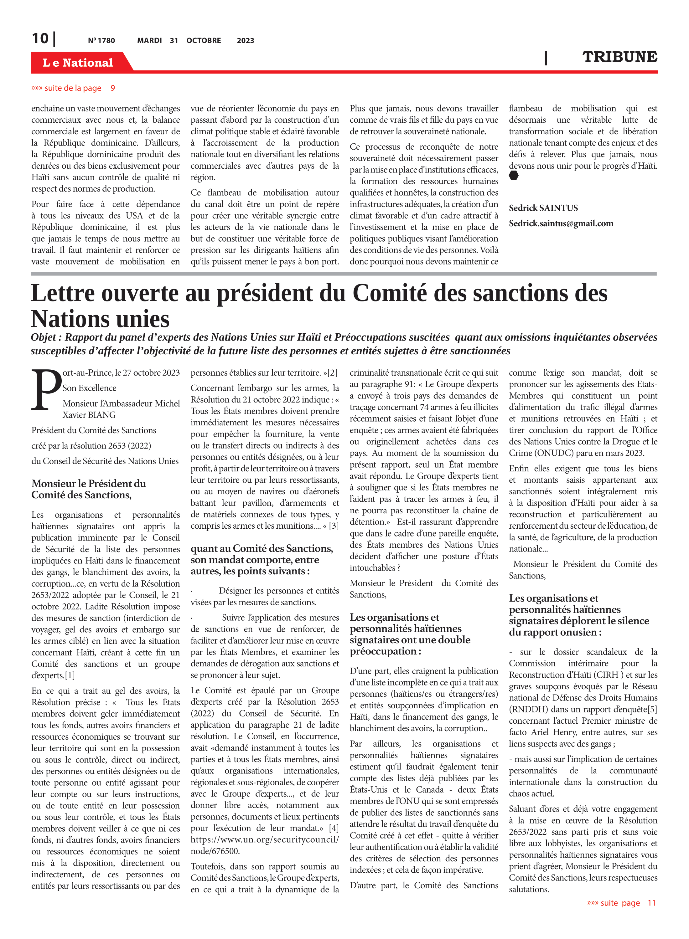 Page 10 de l'édition 1780