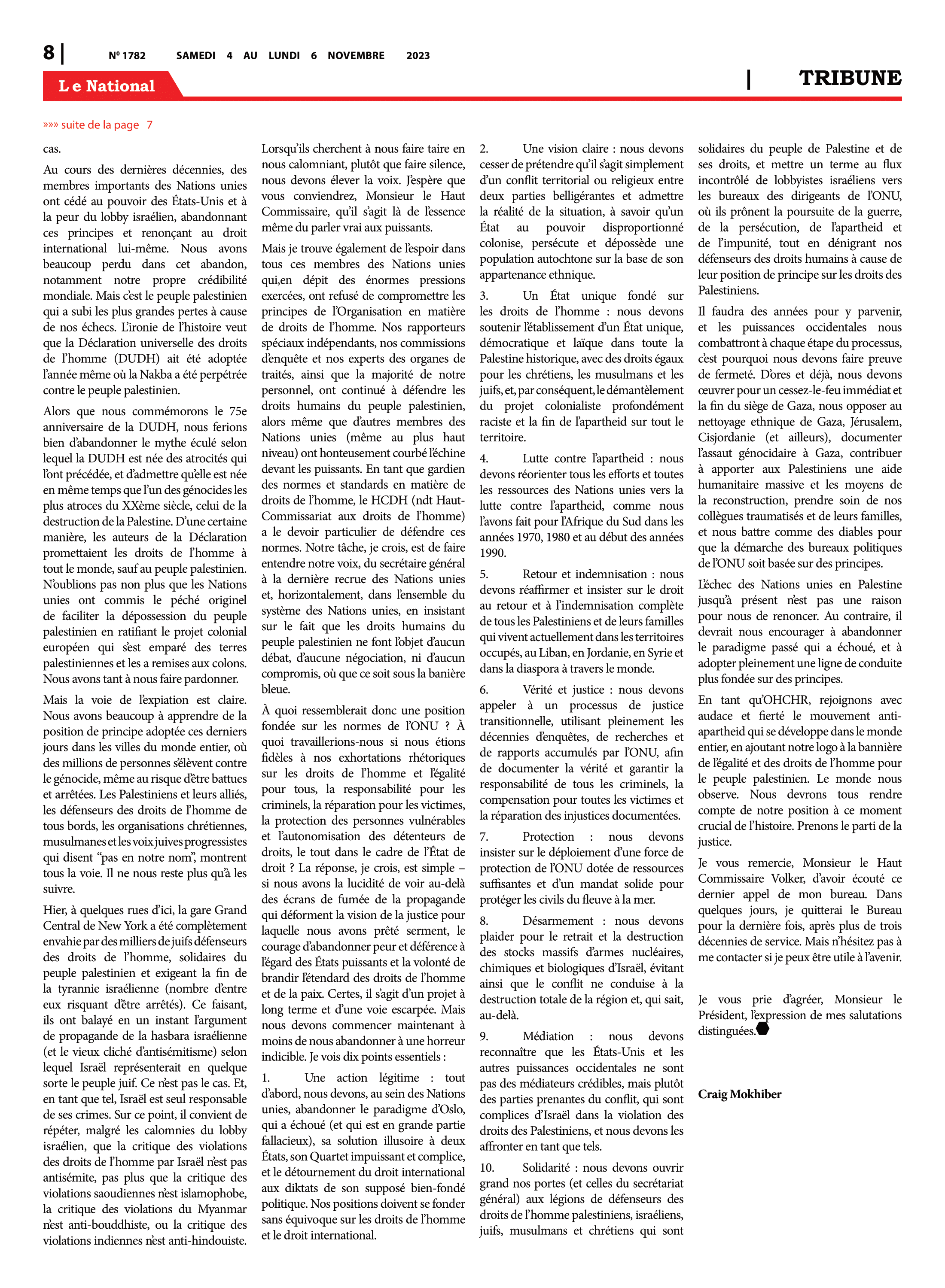 Page 8 de l'édition 1782