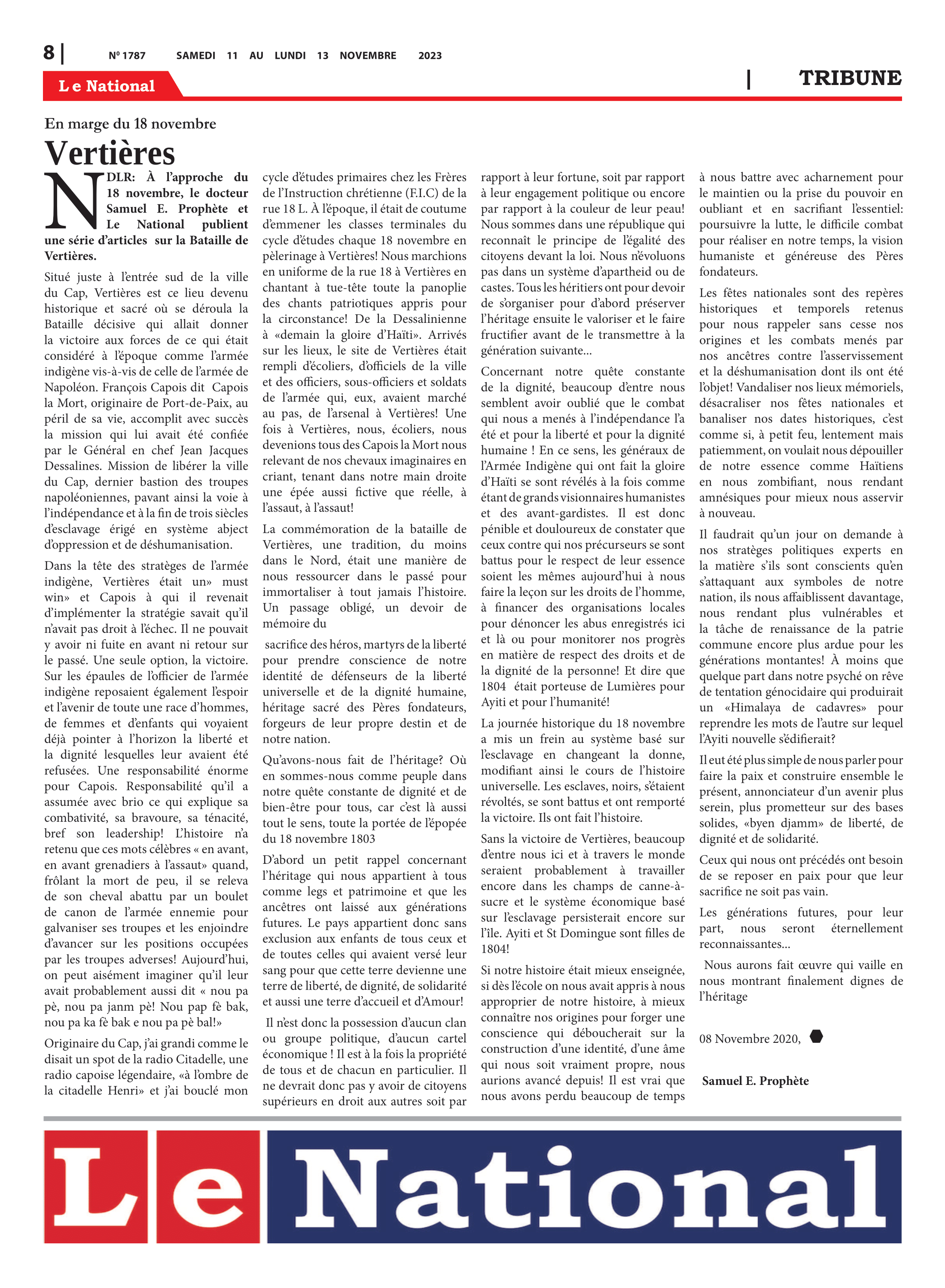 Page 8 de l'édition 1787