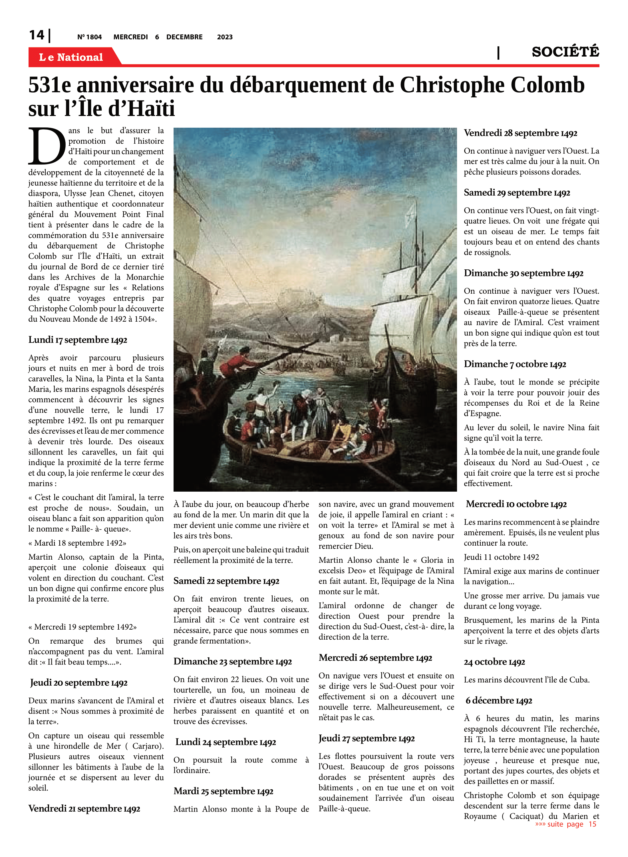 Page 14 de l'édition 1804