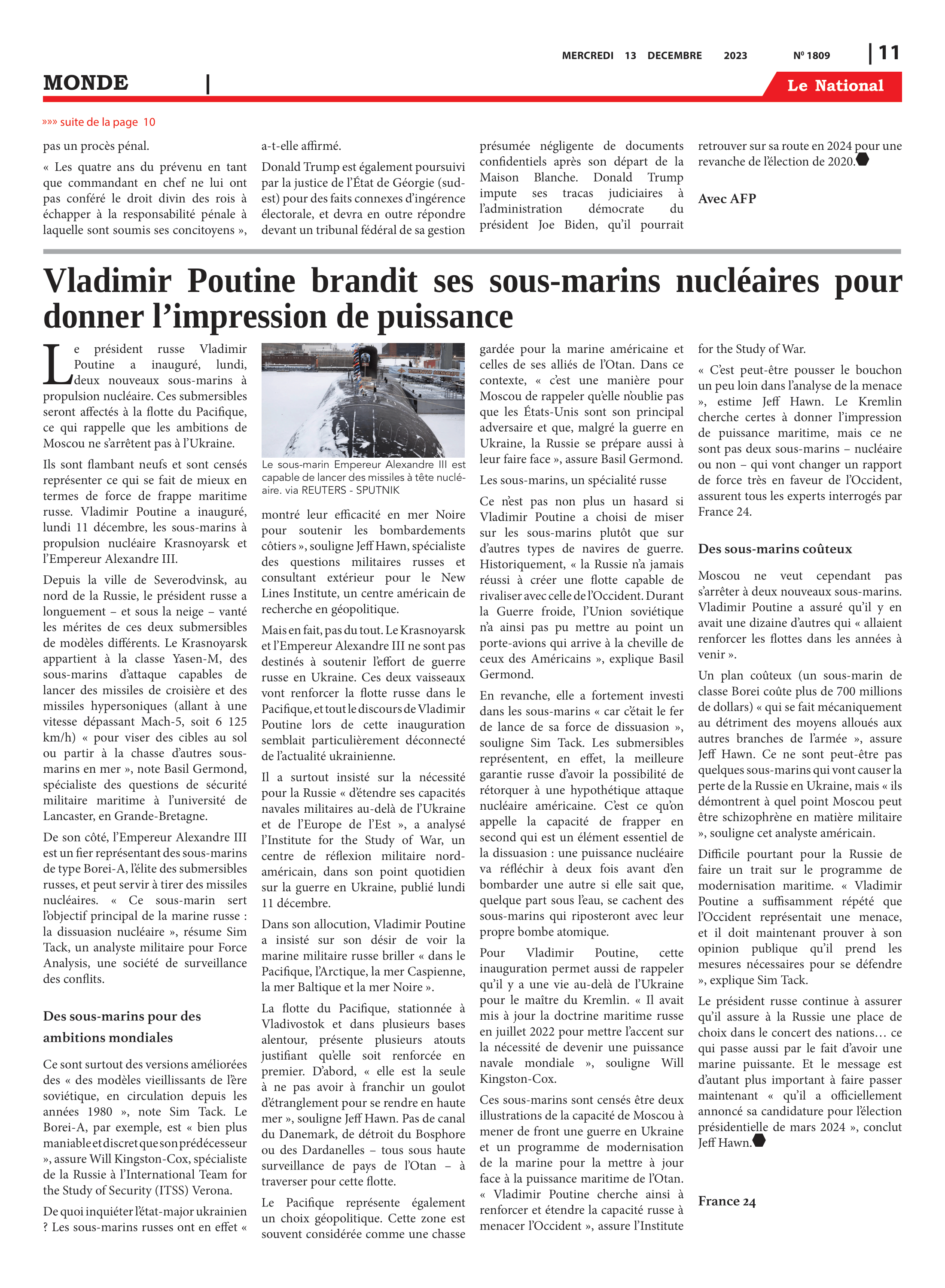 Page 11 de l'édition 1809