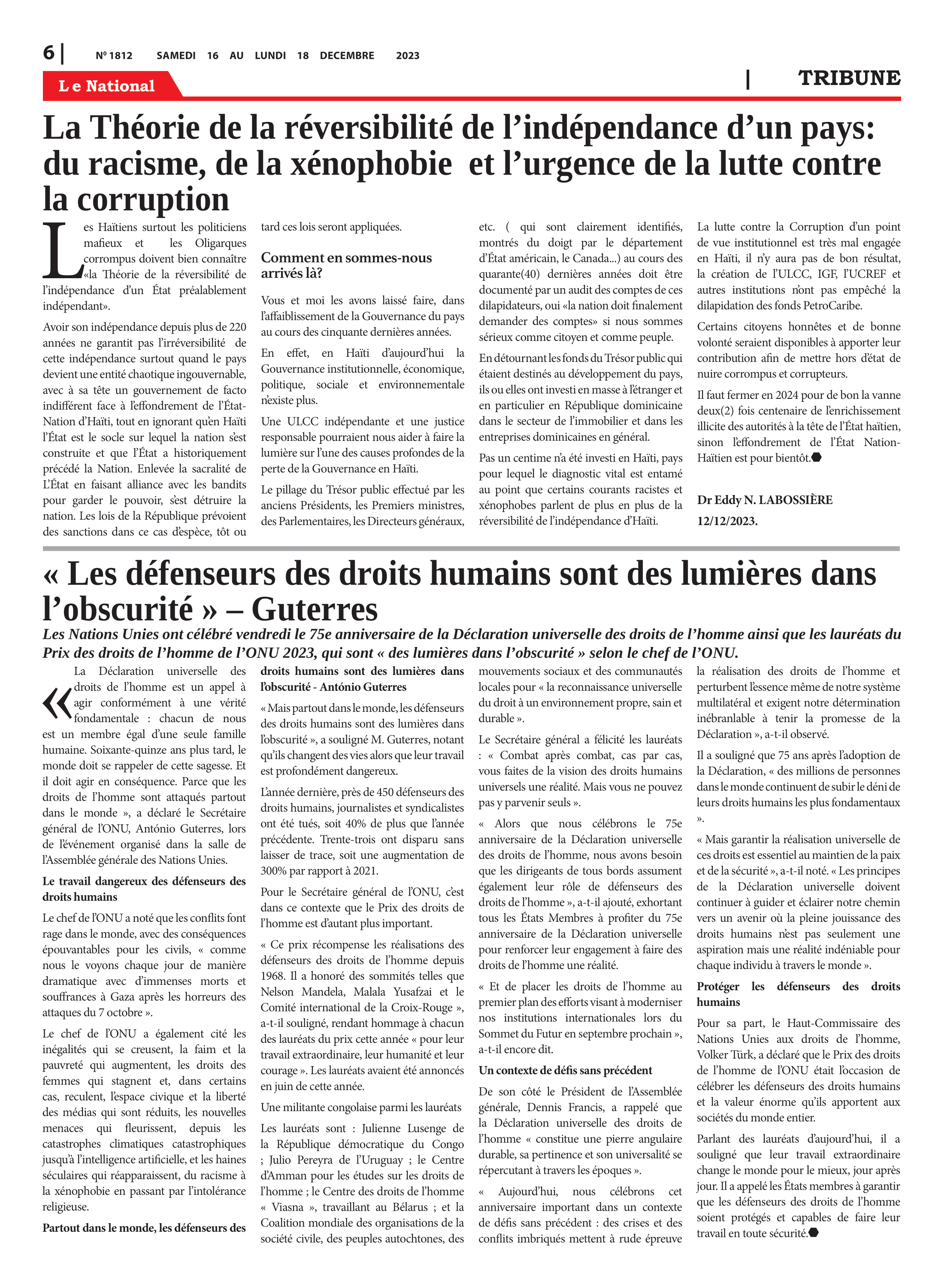 Page 6 de l'édition 1812