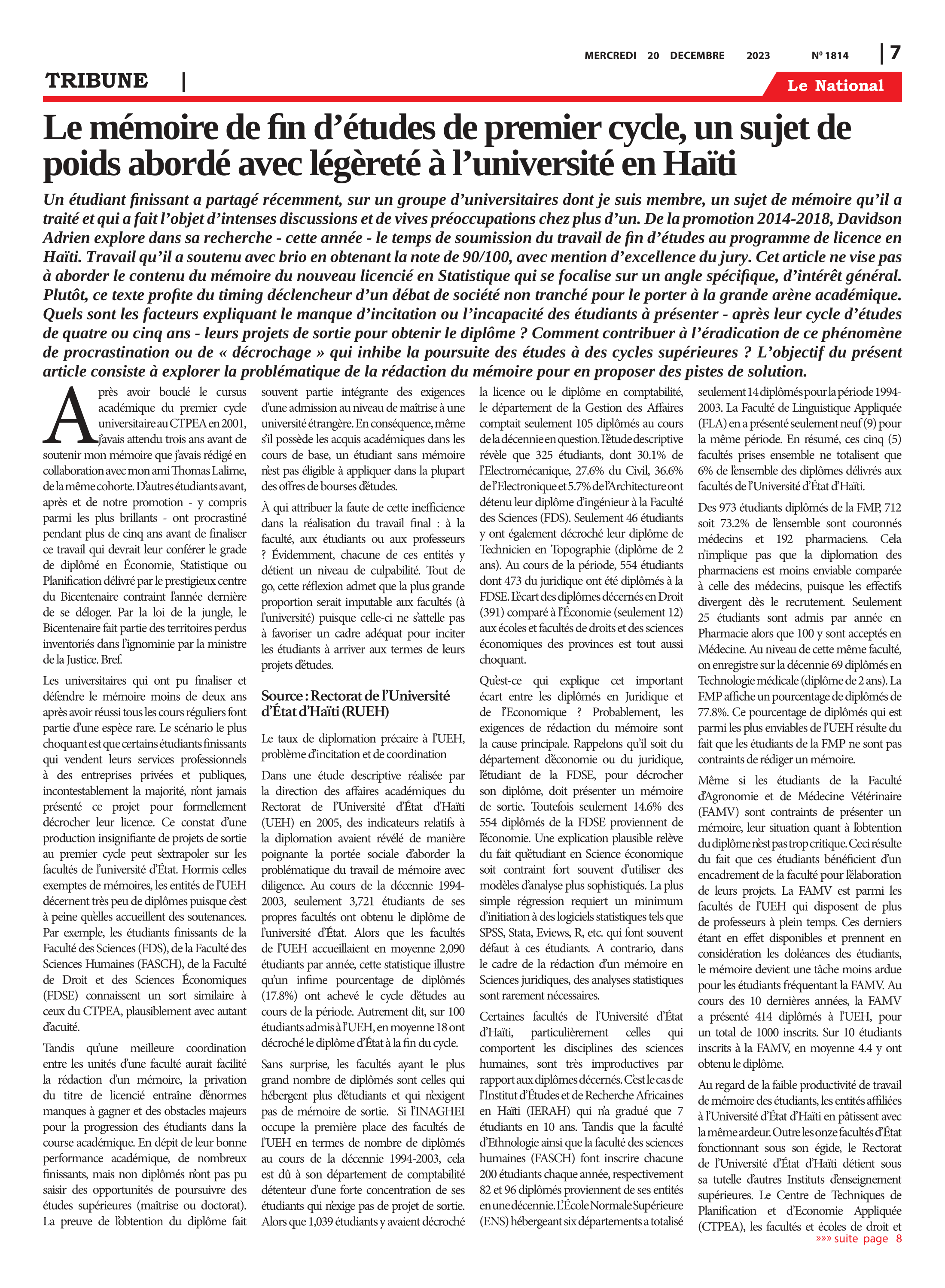 Page 7 de l'édition 1814