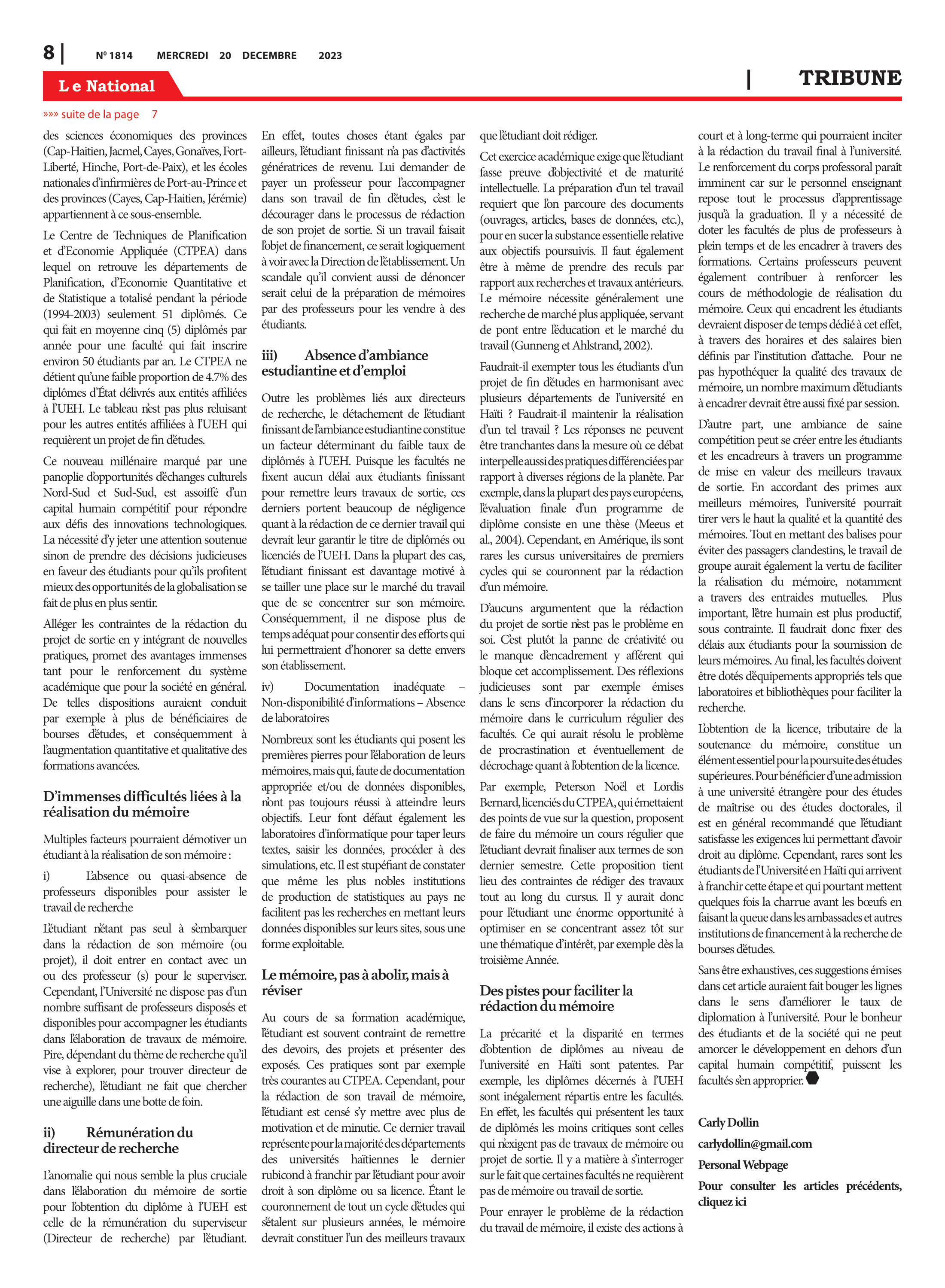 Page 8 de l'édition 1814