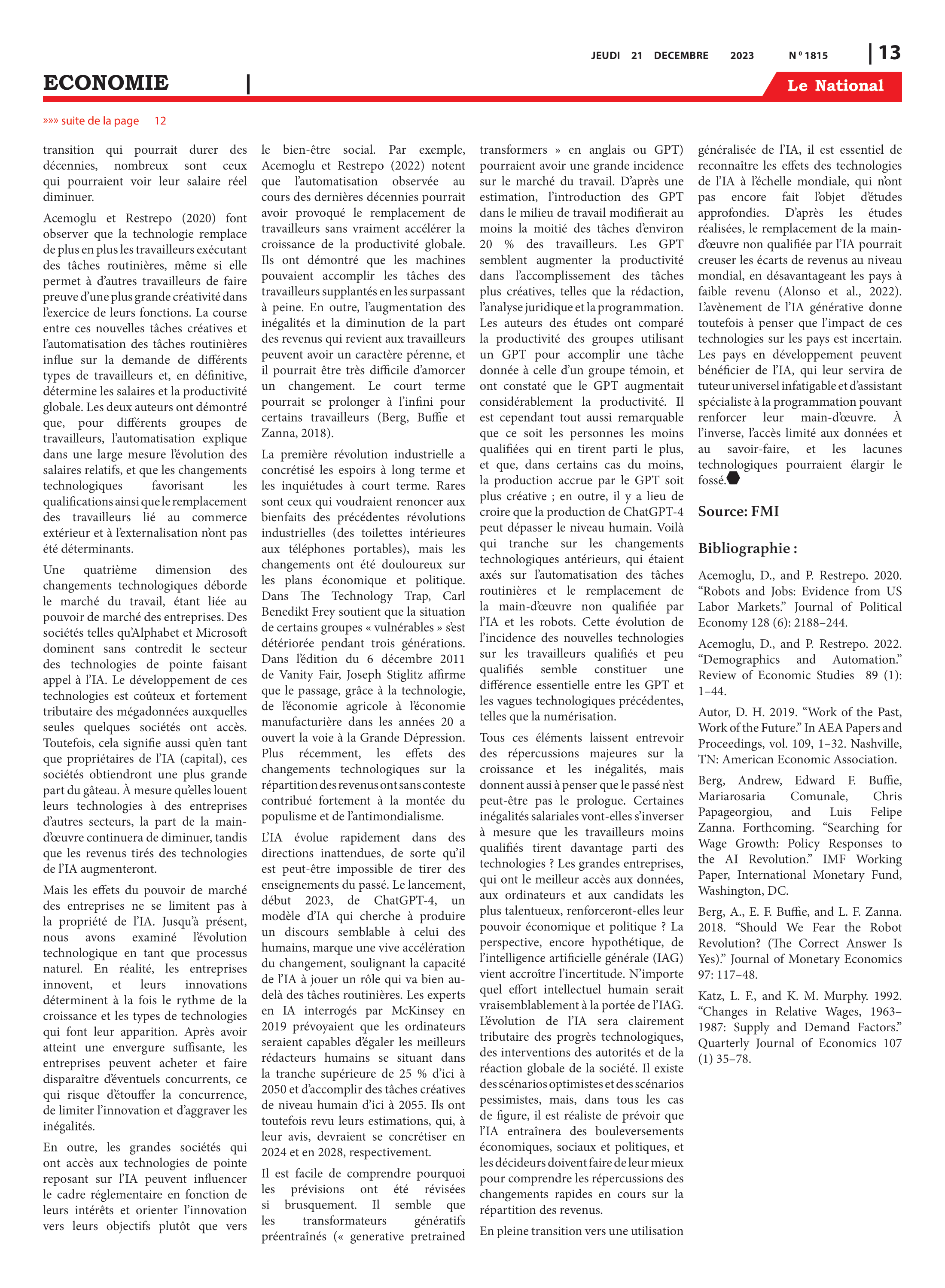 Page 13 de l'édition 1815