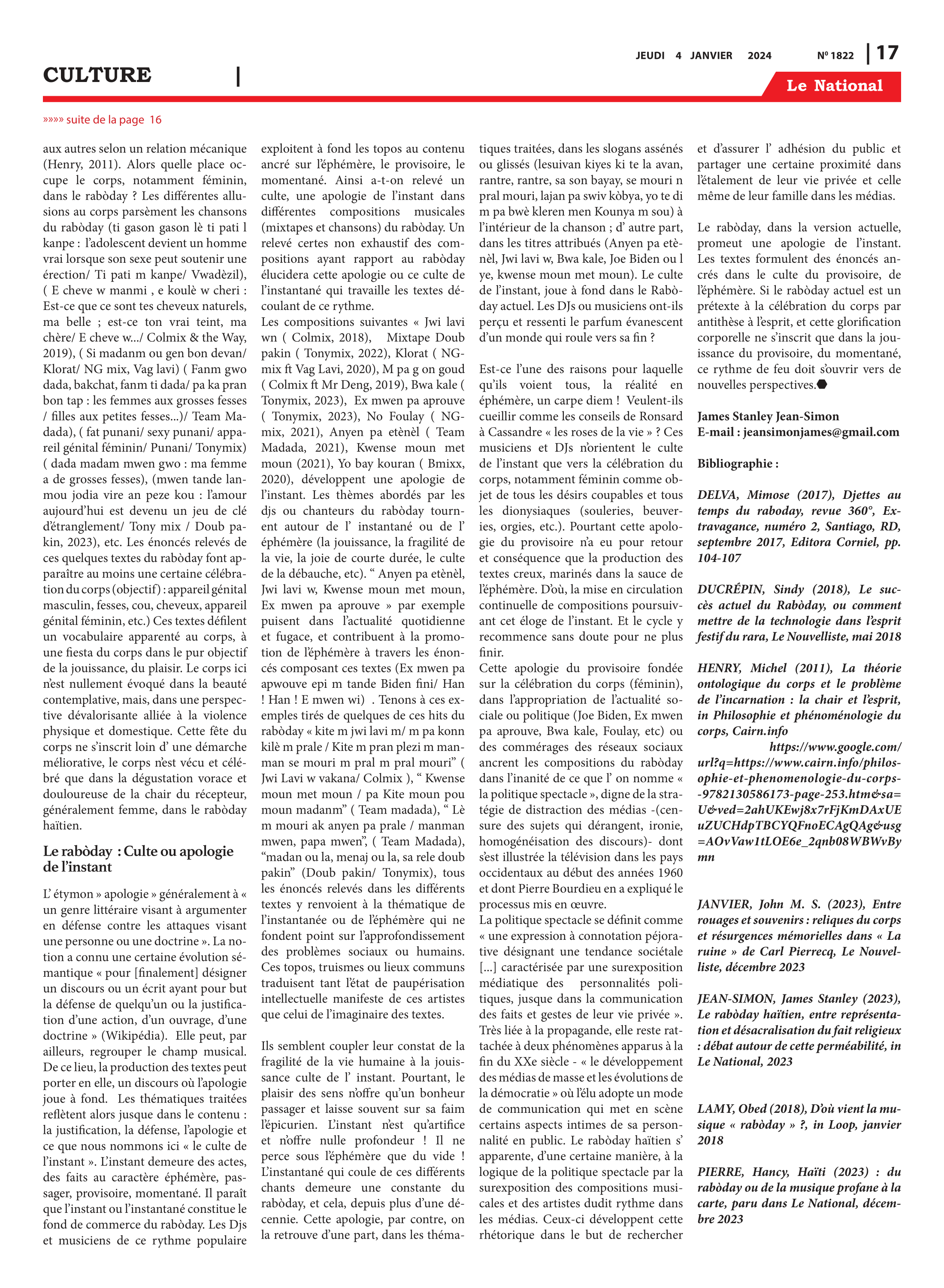 Page 17 de l'édition 1822