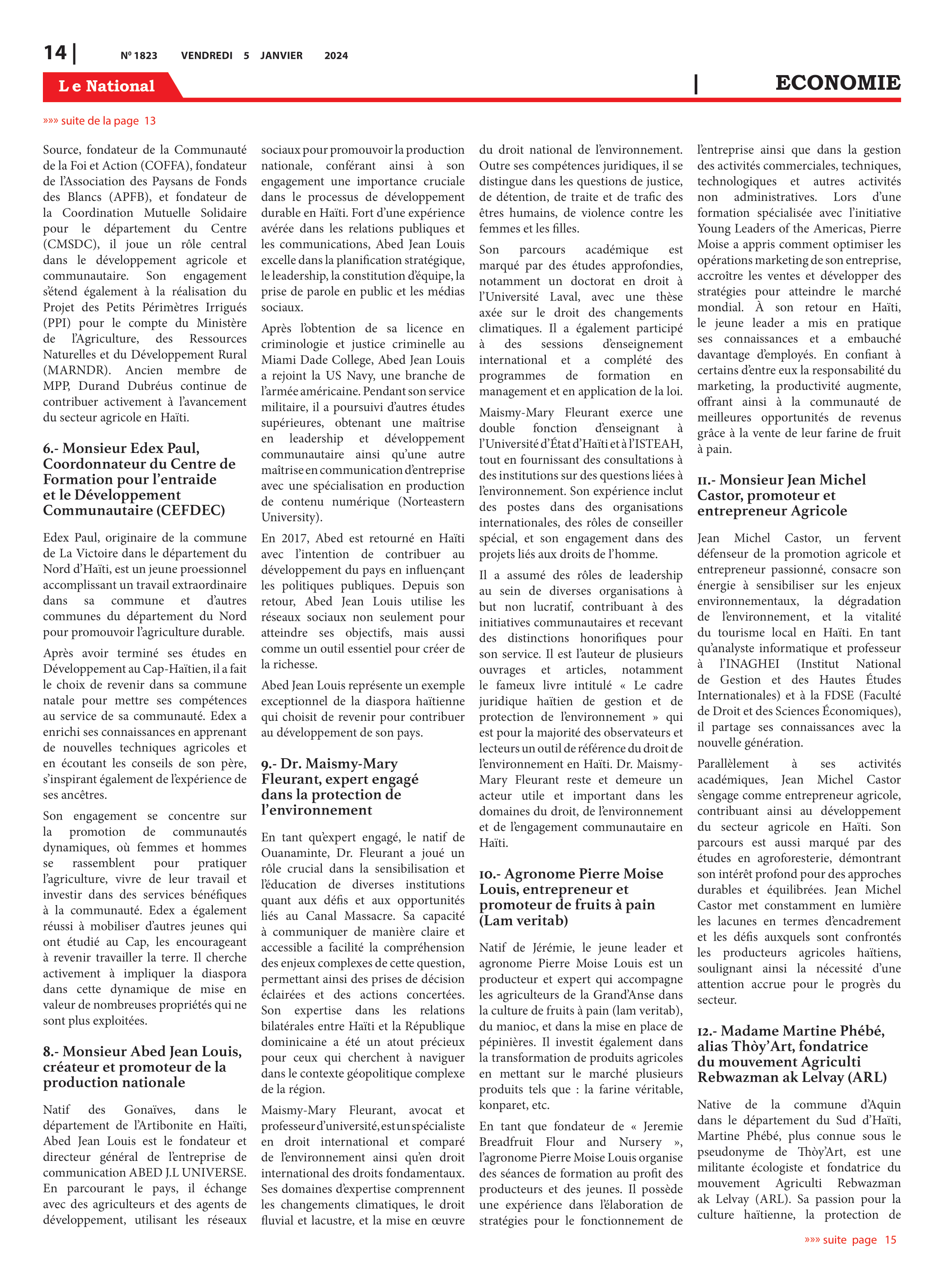 Page 14 de l'édition 1823