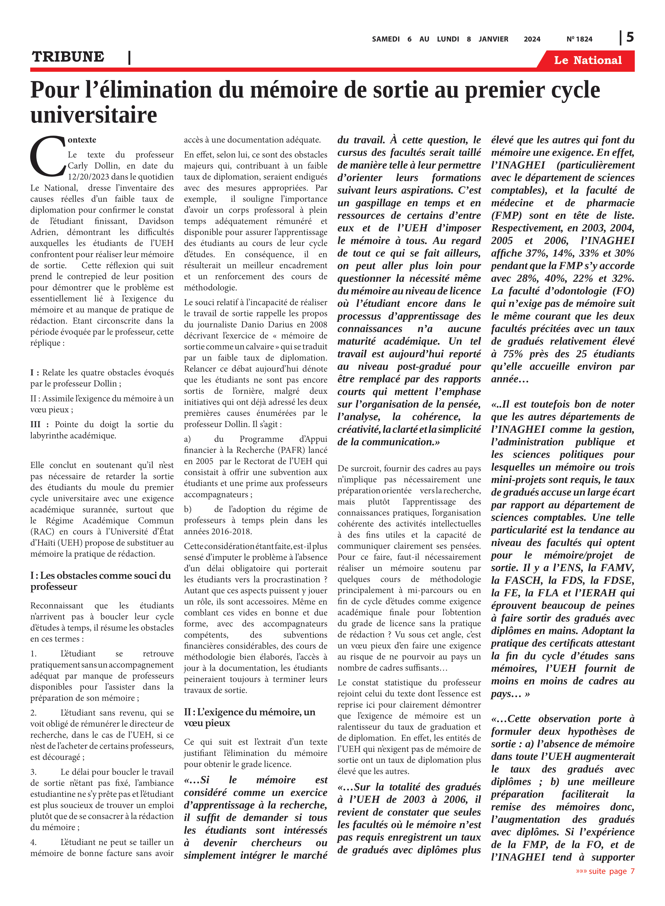 Page 5 de l'édition 1824