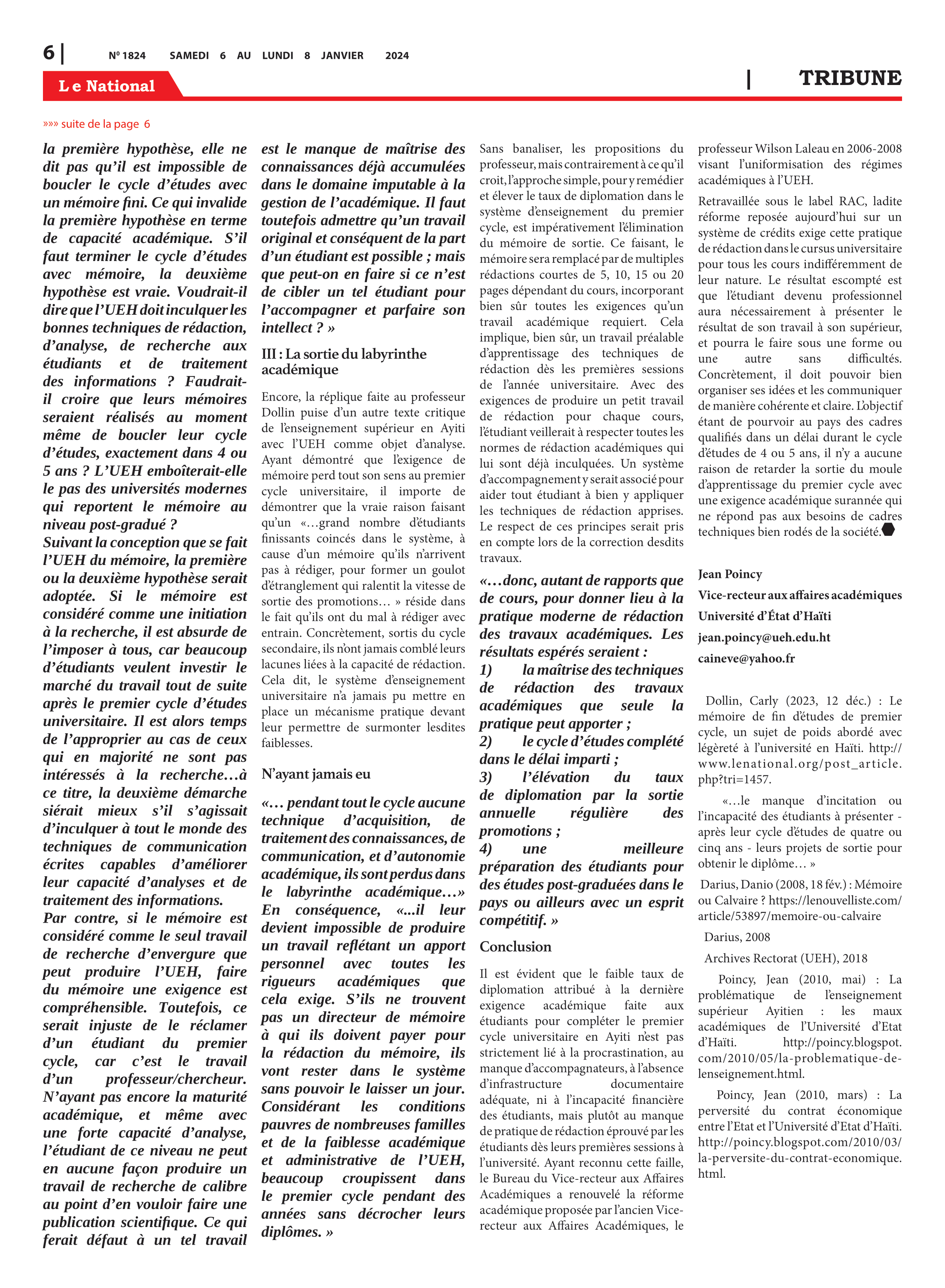 Page 6 de l'édition 1824