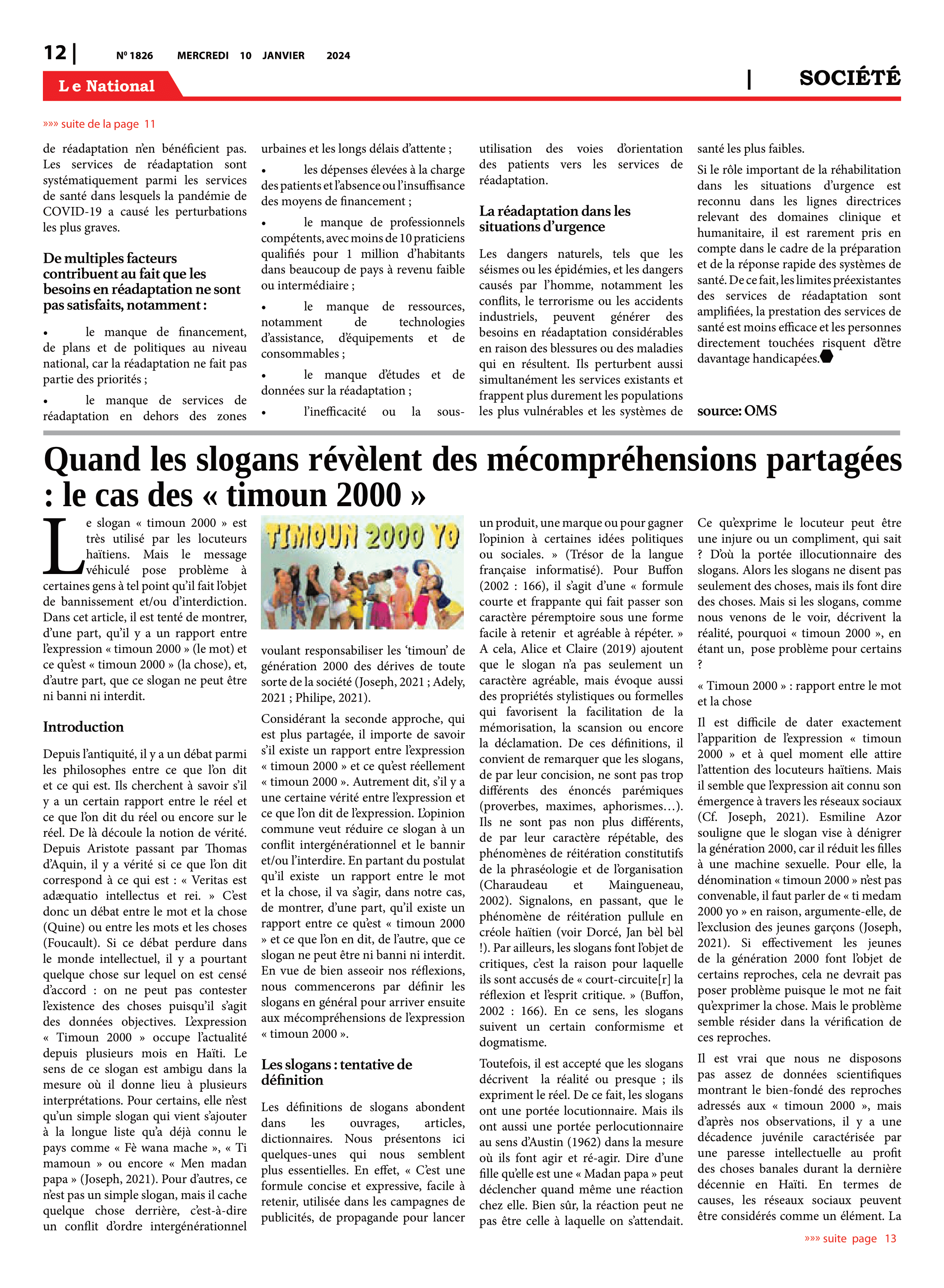 Page 12 de l'édition 1826