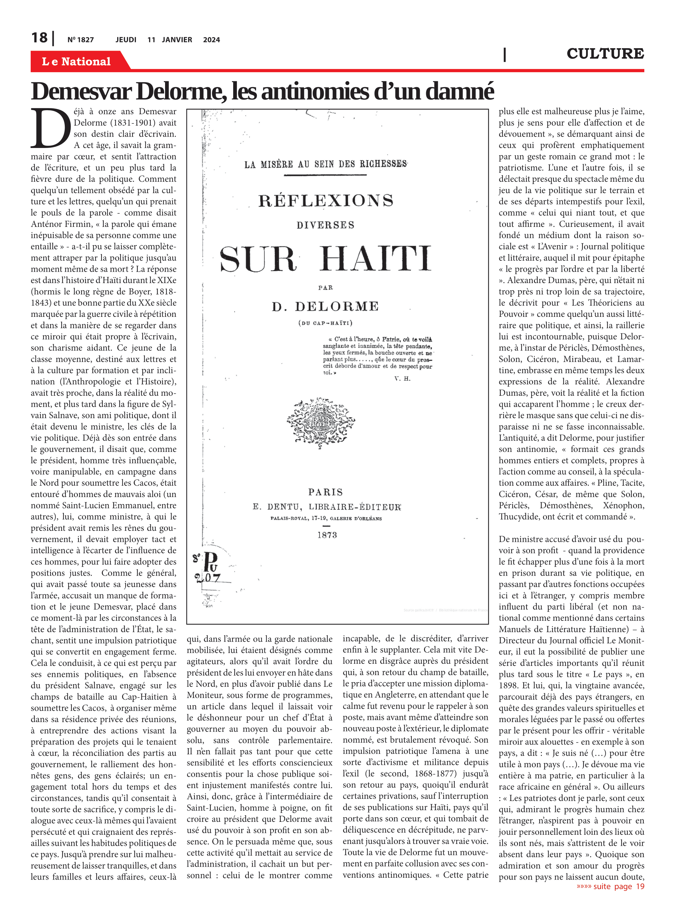 Page 18 de l'édition 1827