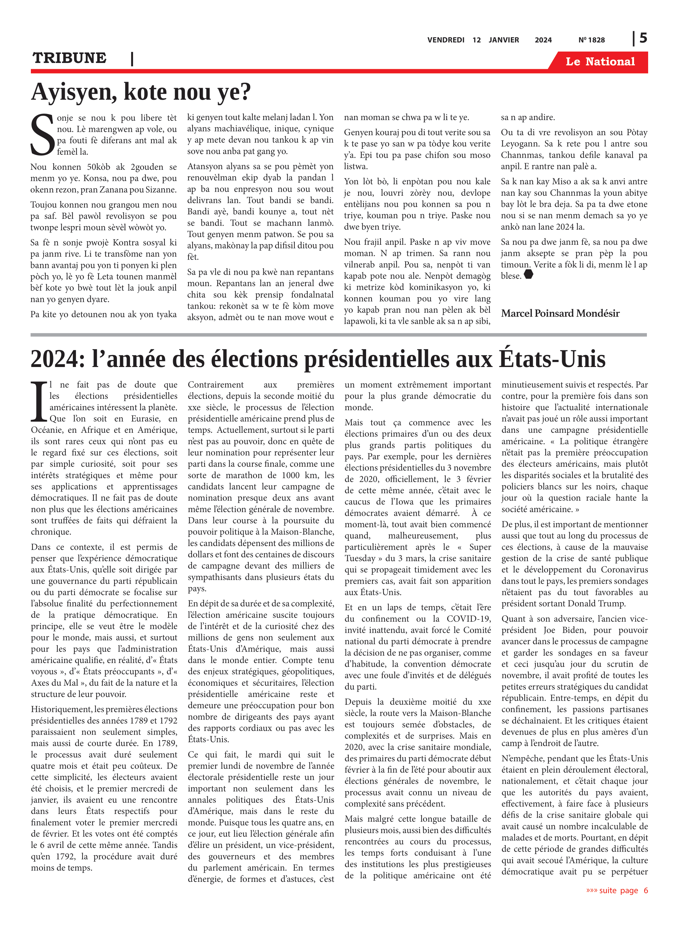 Page 5 de l'édition 1828