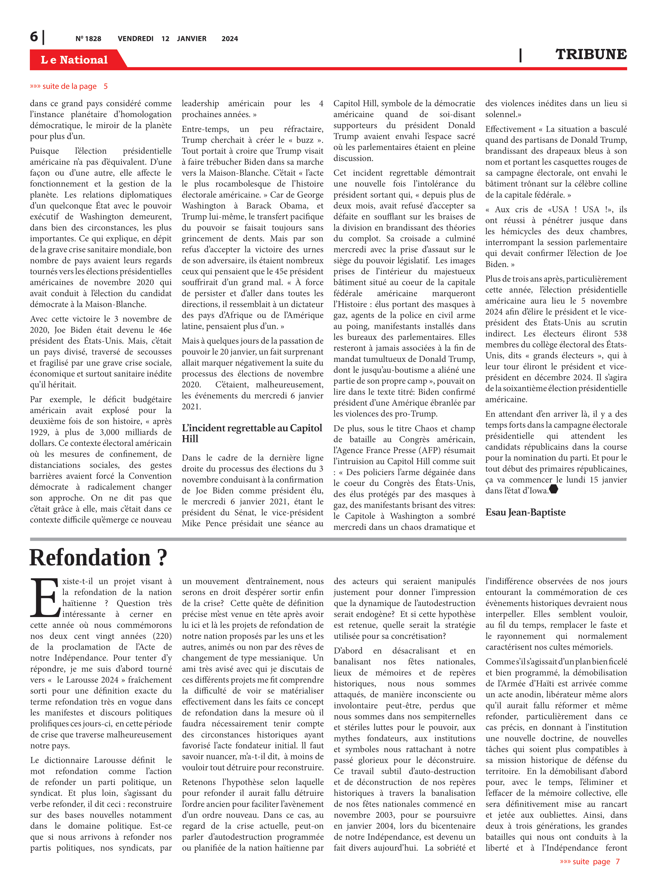 Page 6 de l'édition 1828