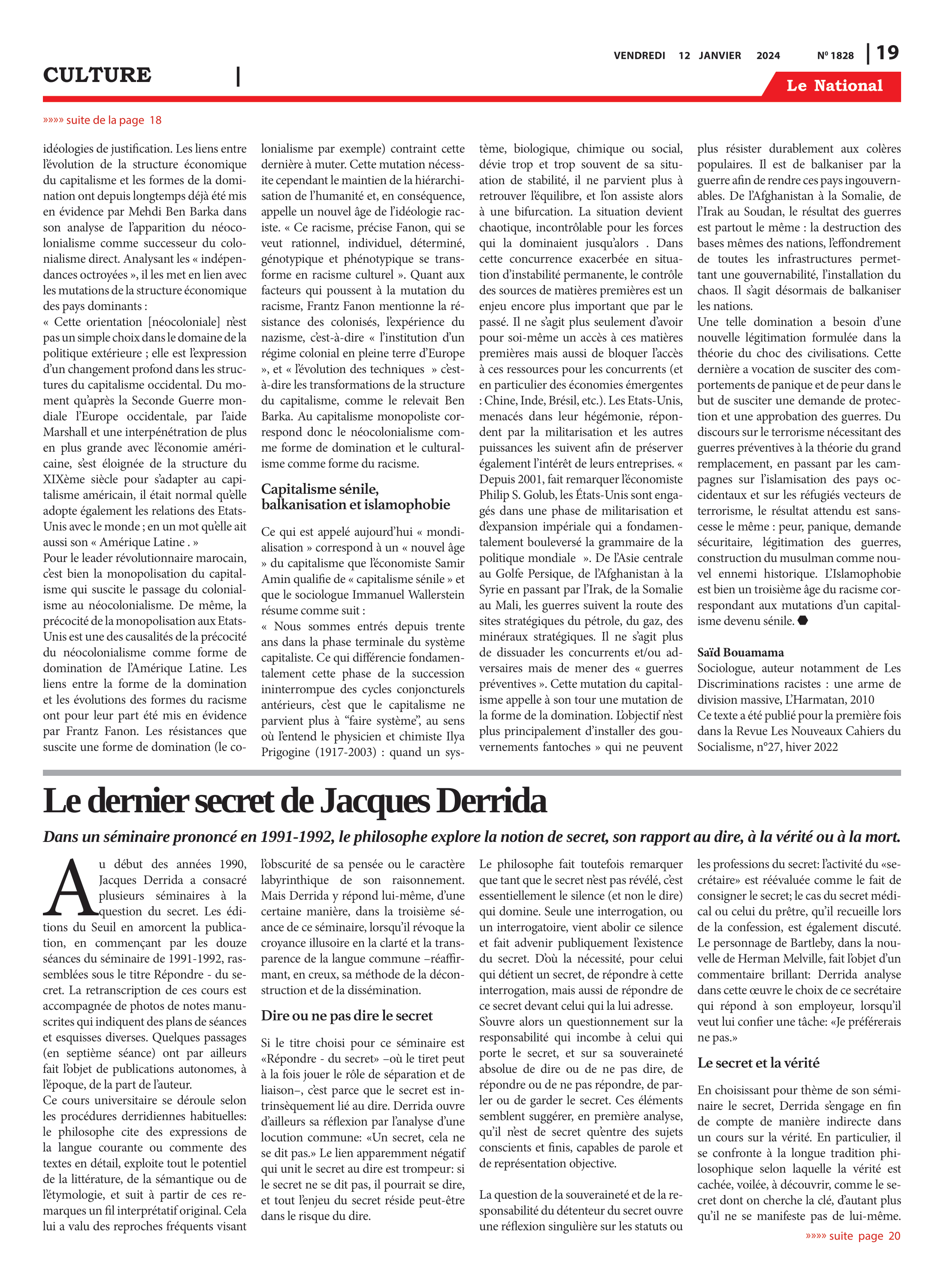 Page 19 de l'édition 1828