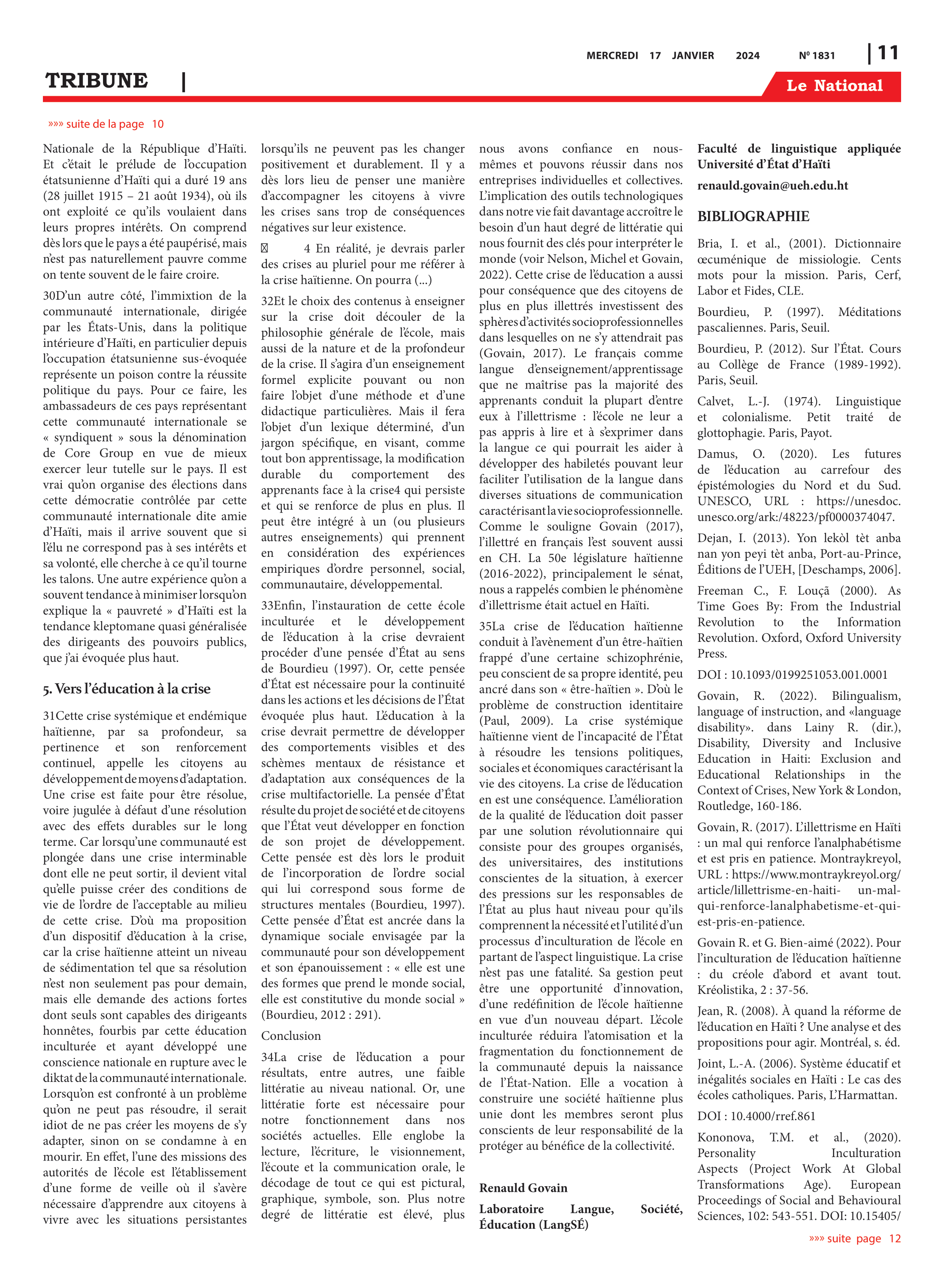 Page 11 de l'édition 1831