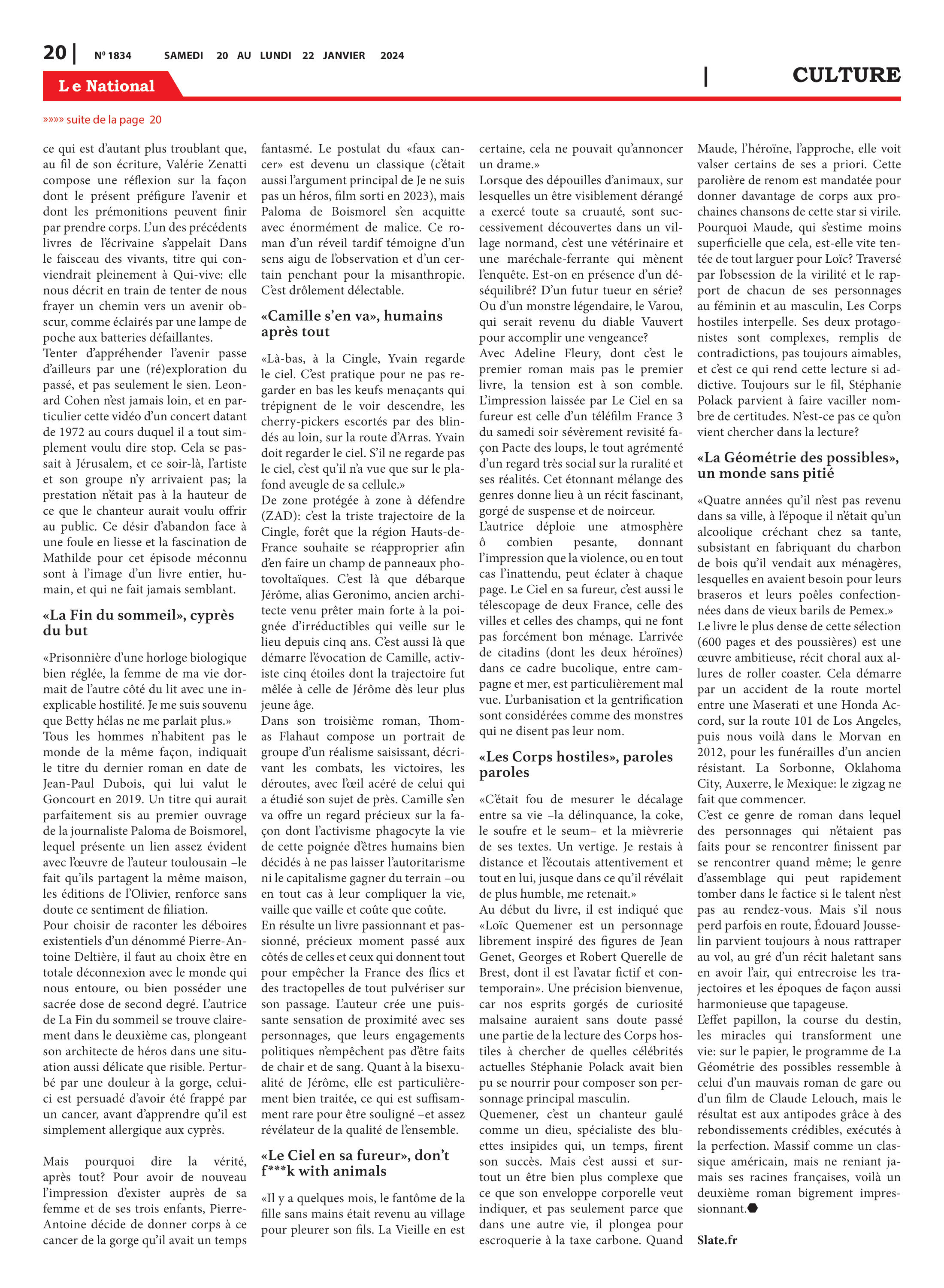Page 20 de l'édition 1834