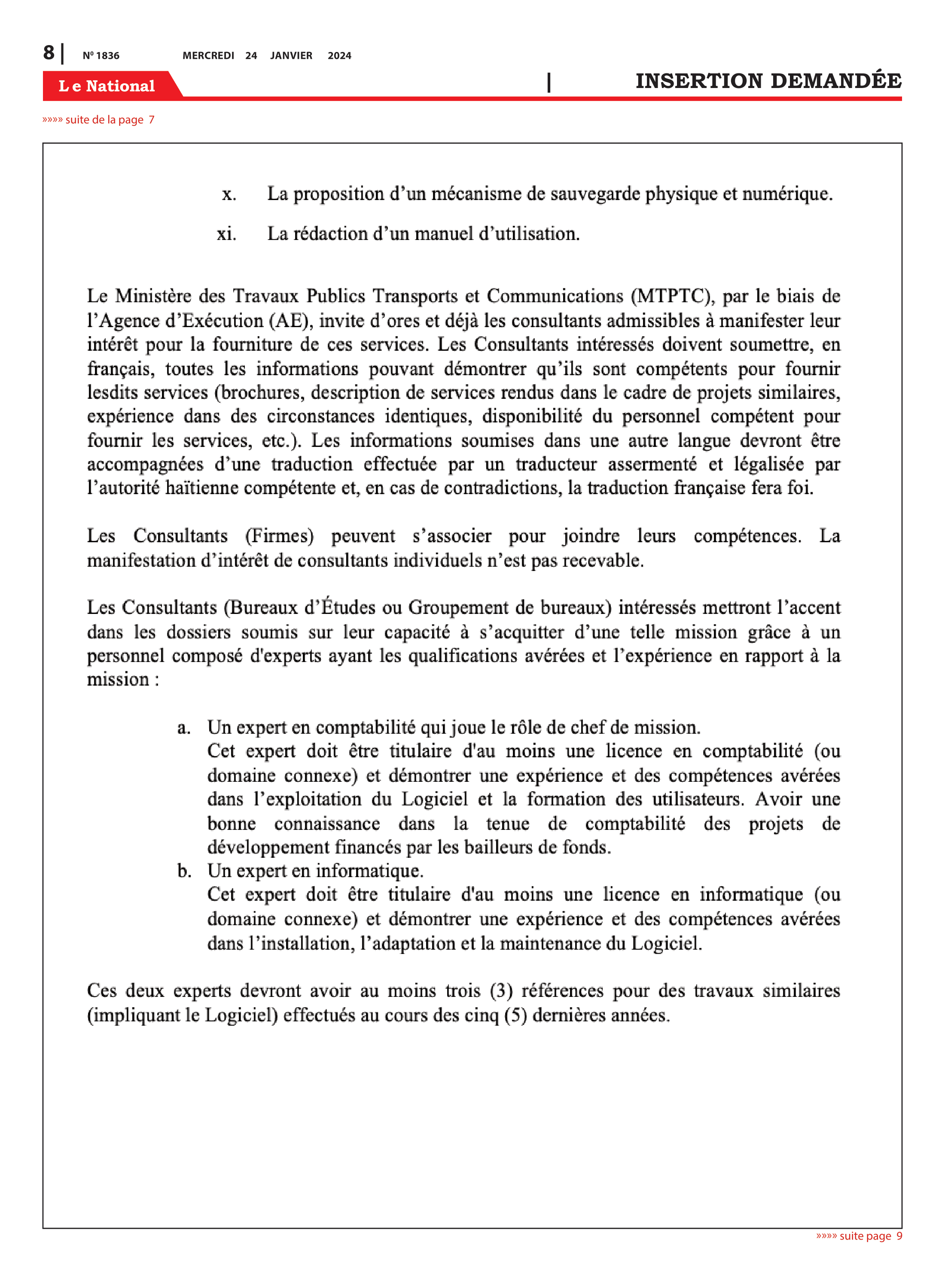 Page 8 de l'édition 1836
