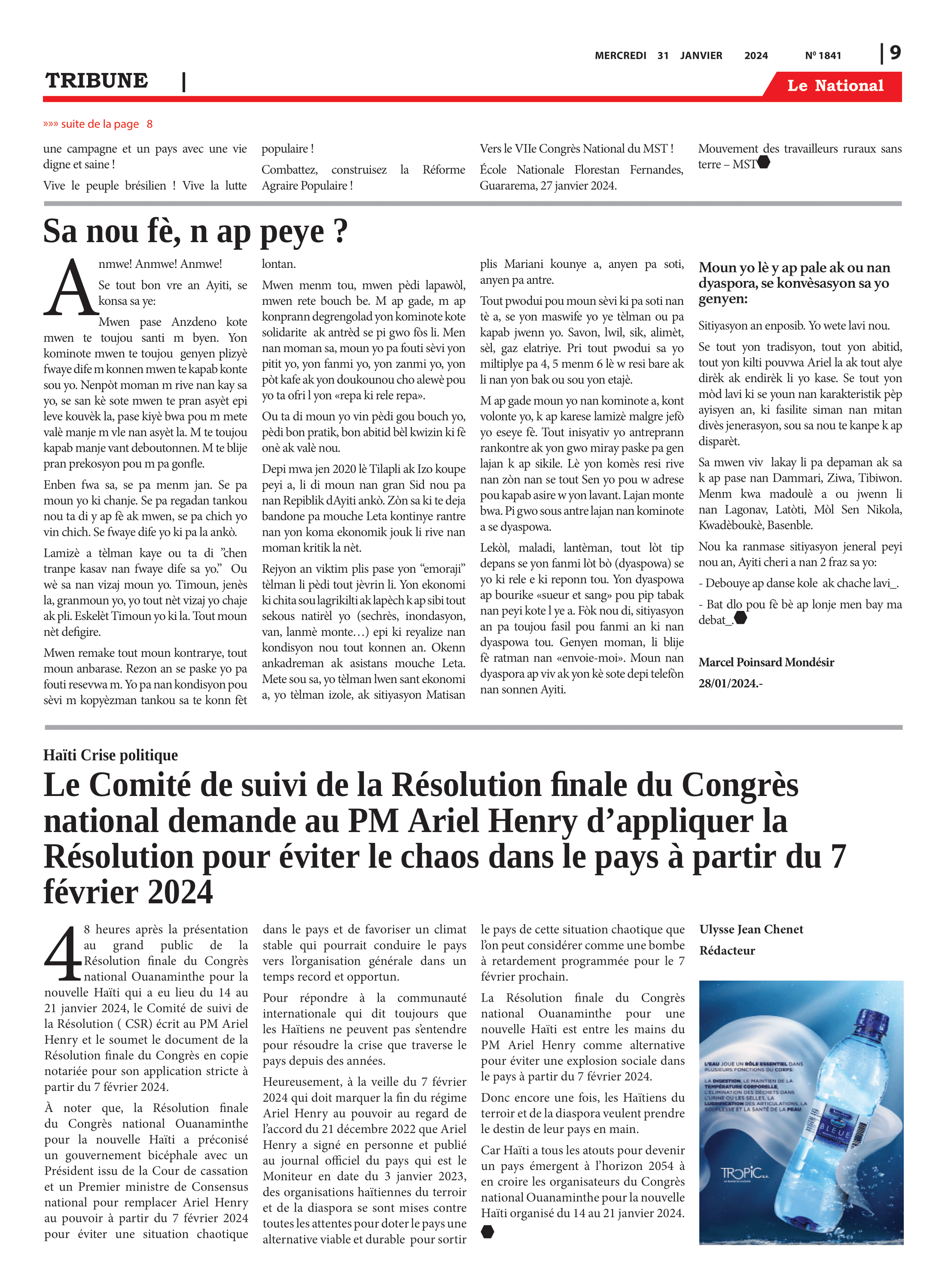 Page 9 de l'édition 1841