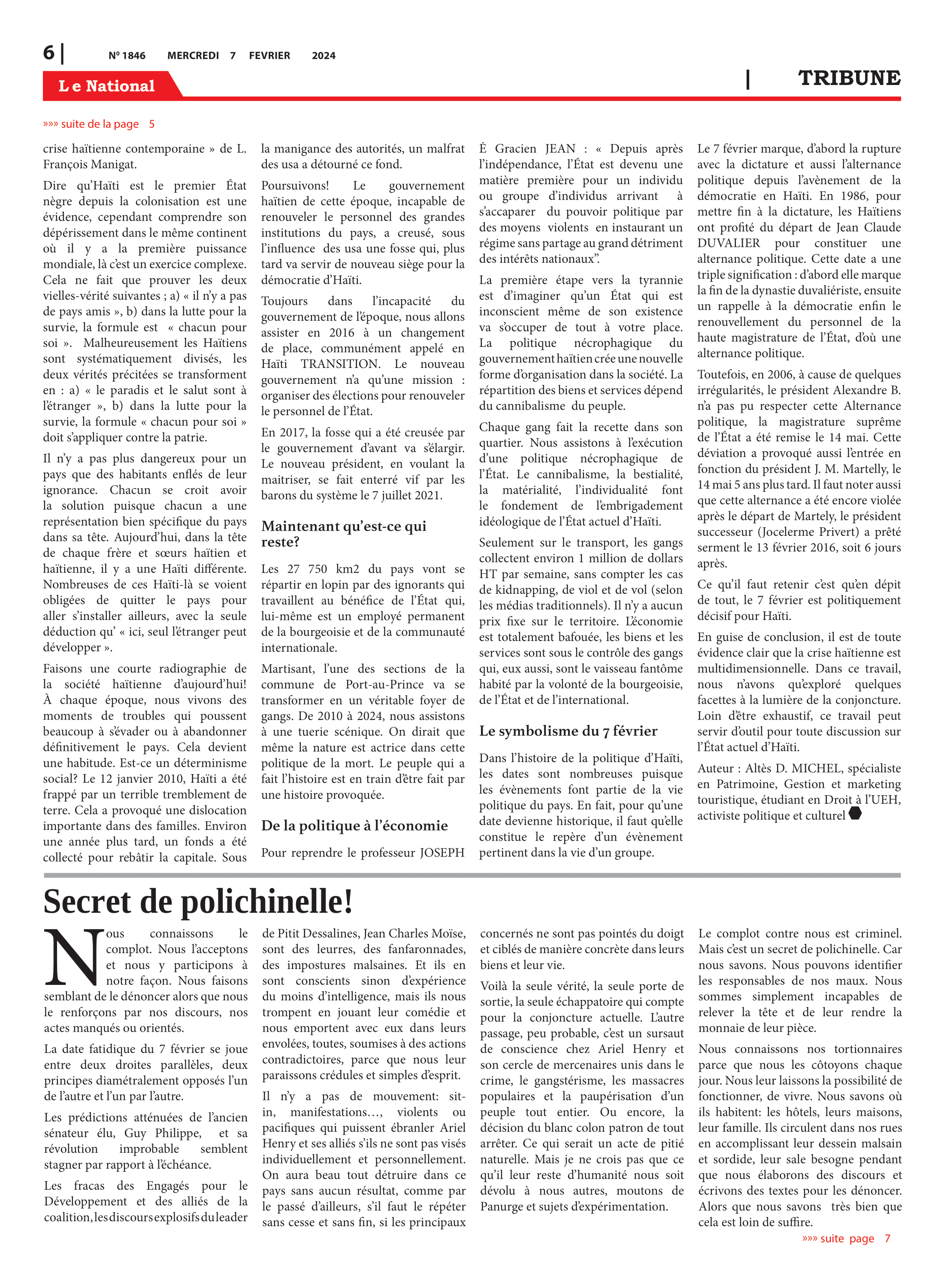 Page 6 de l'édition 1846