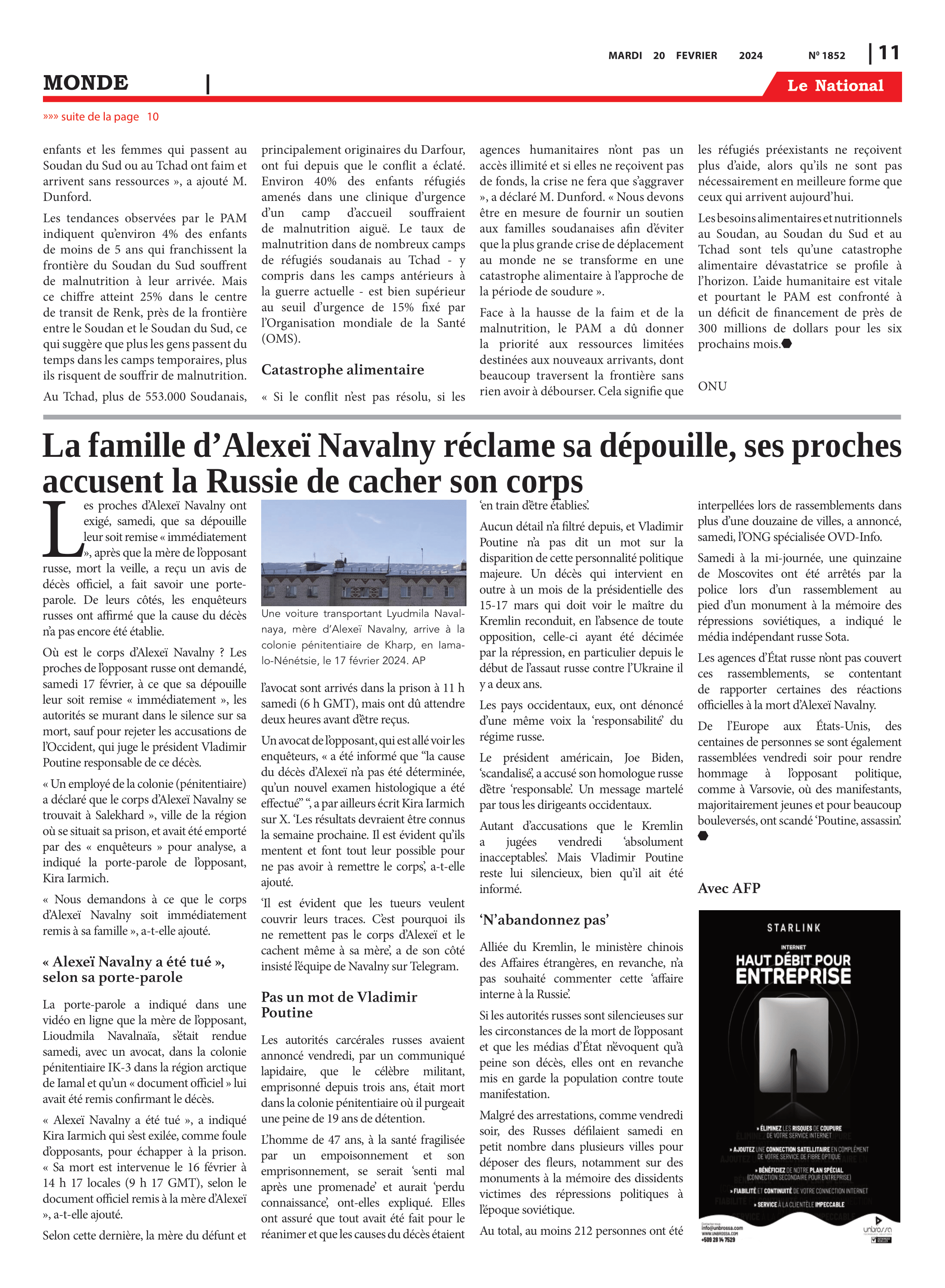 Page 11 de l'édition 1852