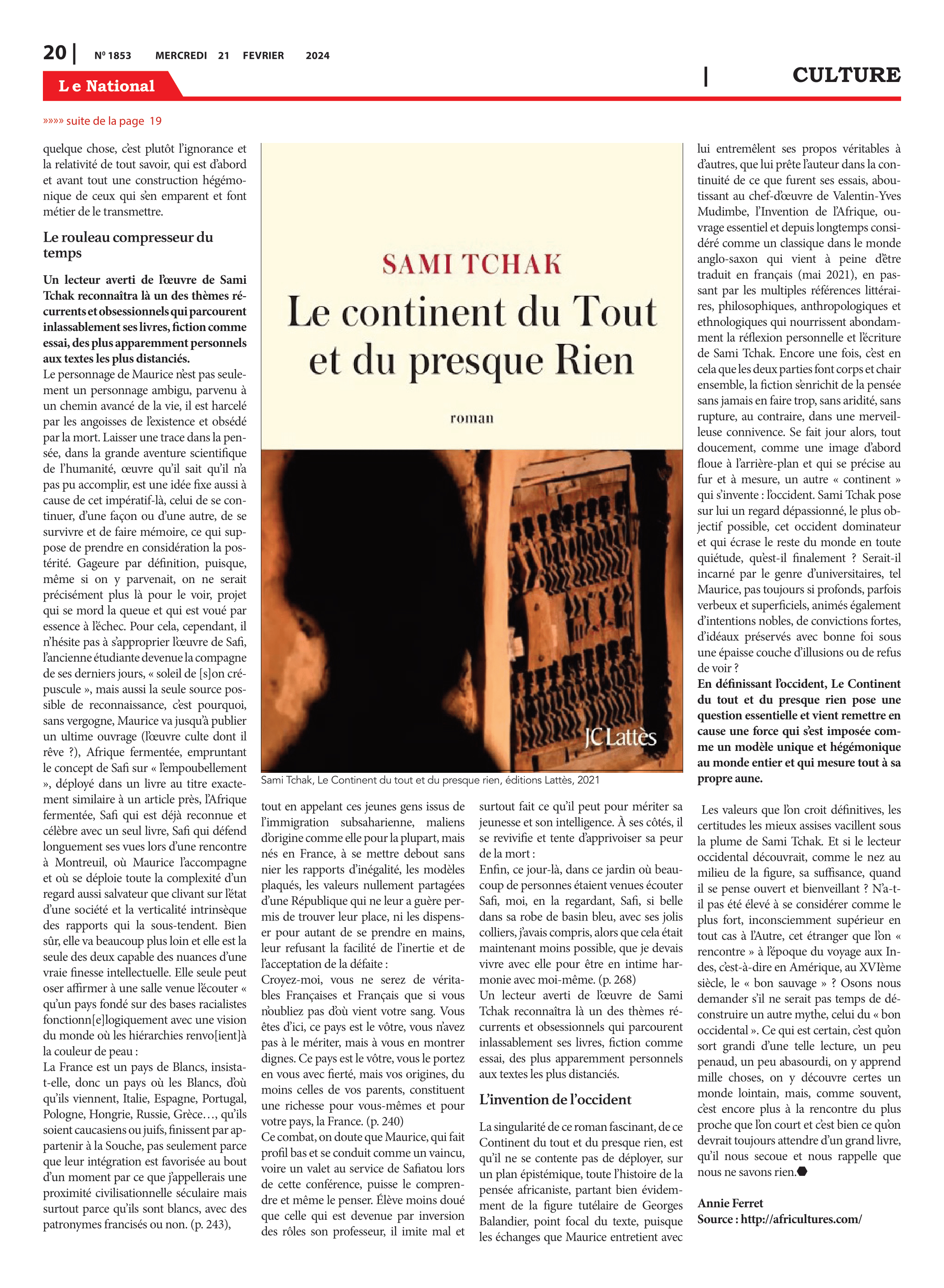 Page 20 de l'édition 1853