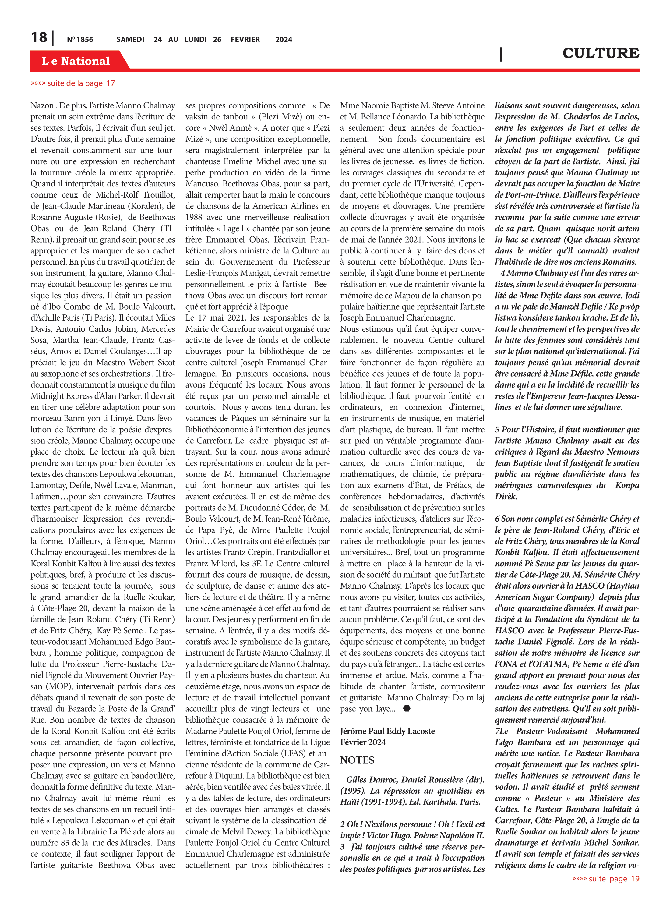 Page 18 de l'édition 1856