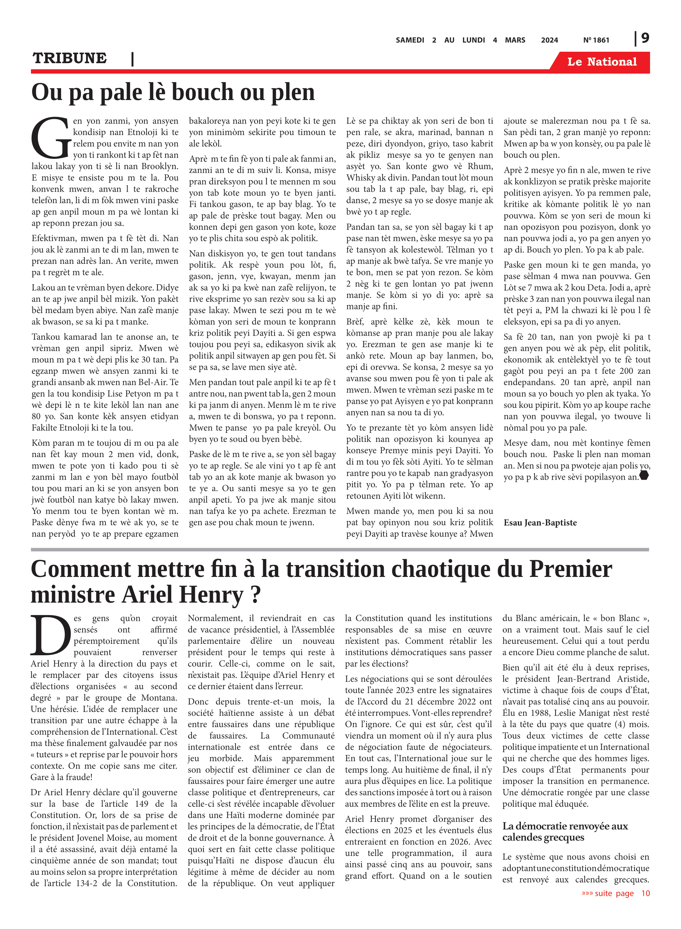 Page 9 de l'édition 1861