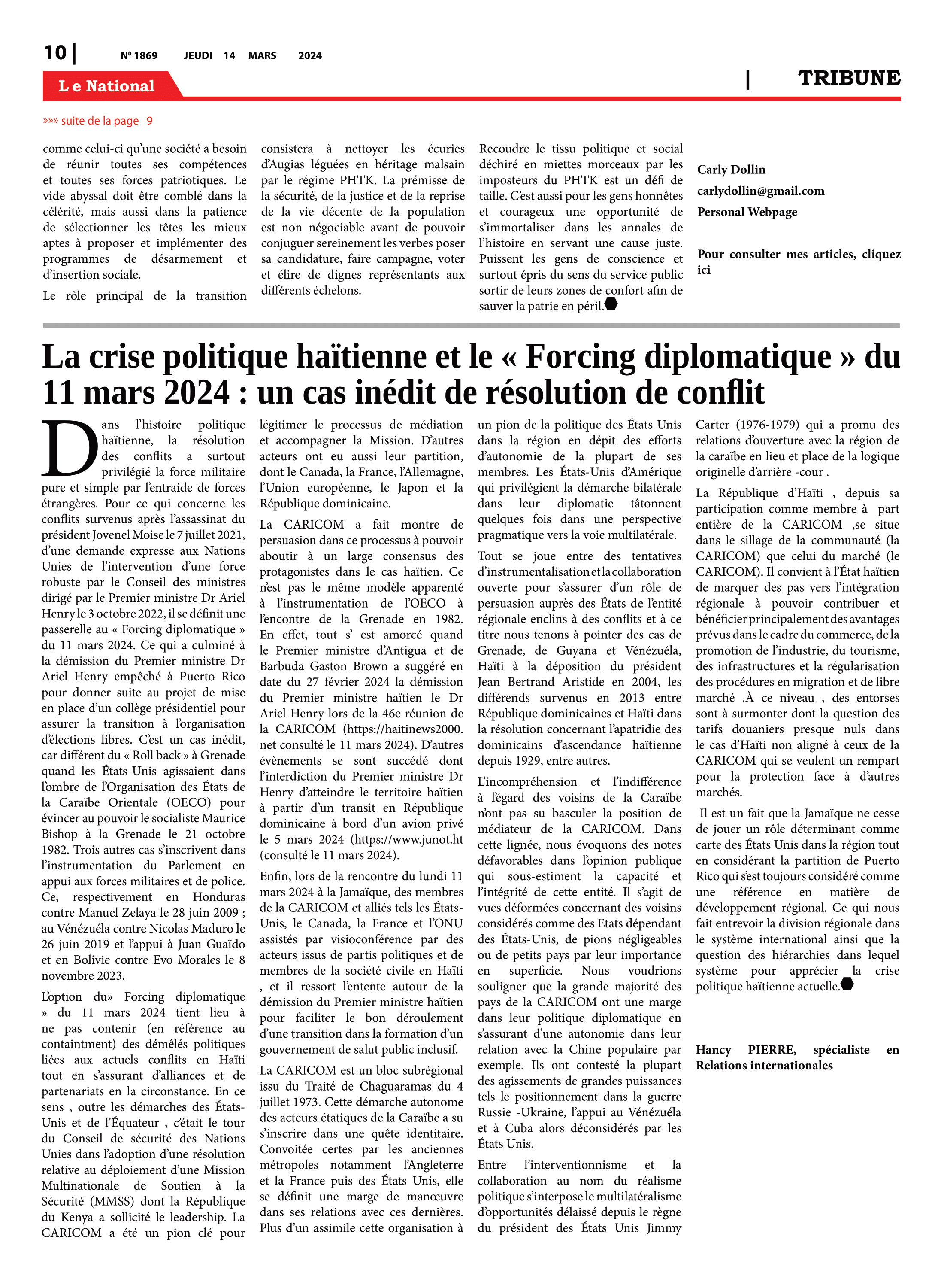 Page 10 de l'édition 1869