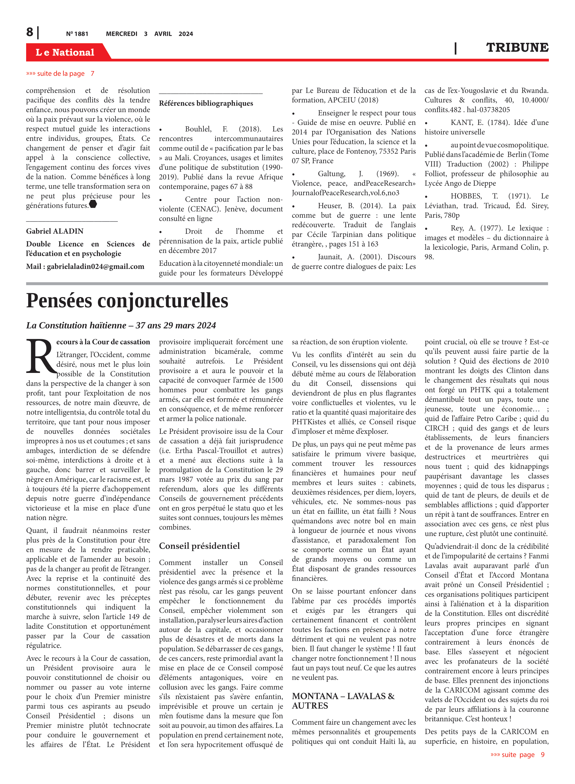 Page 8 de l'édition 1881