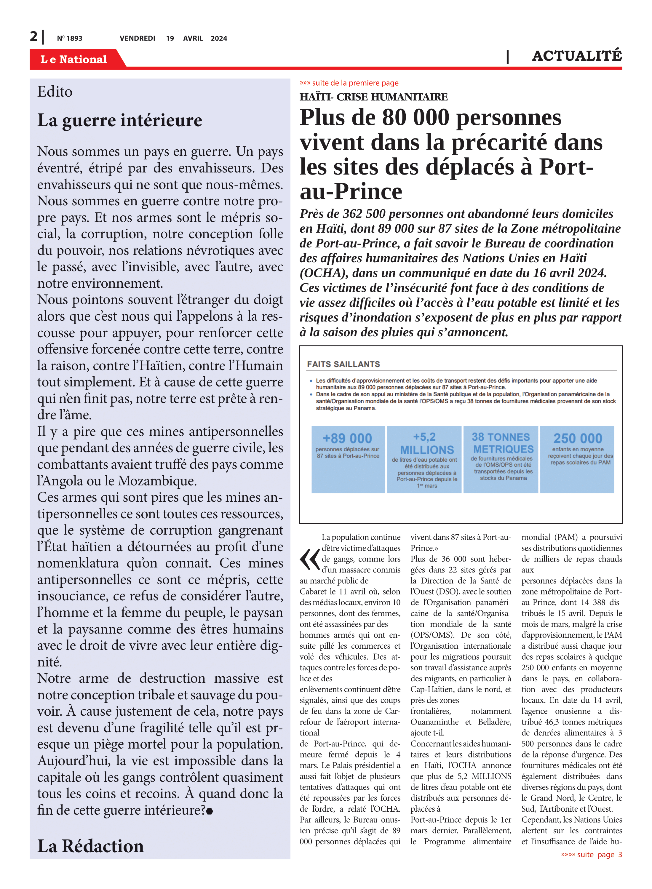 Page 2 de l'édition 1893