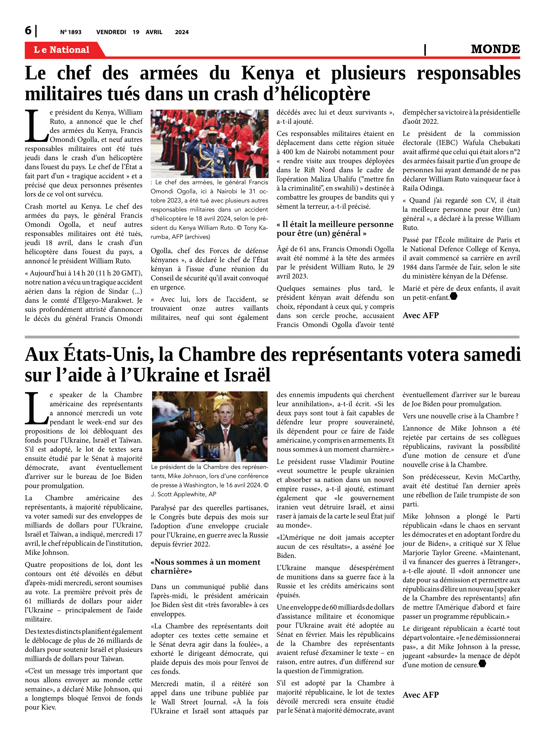 Page 6 de l'édition 1893