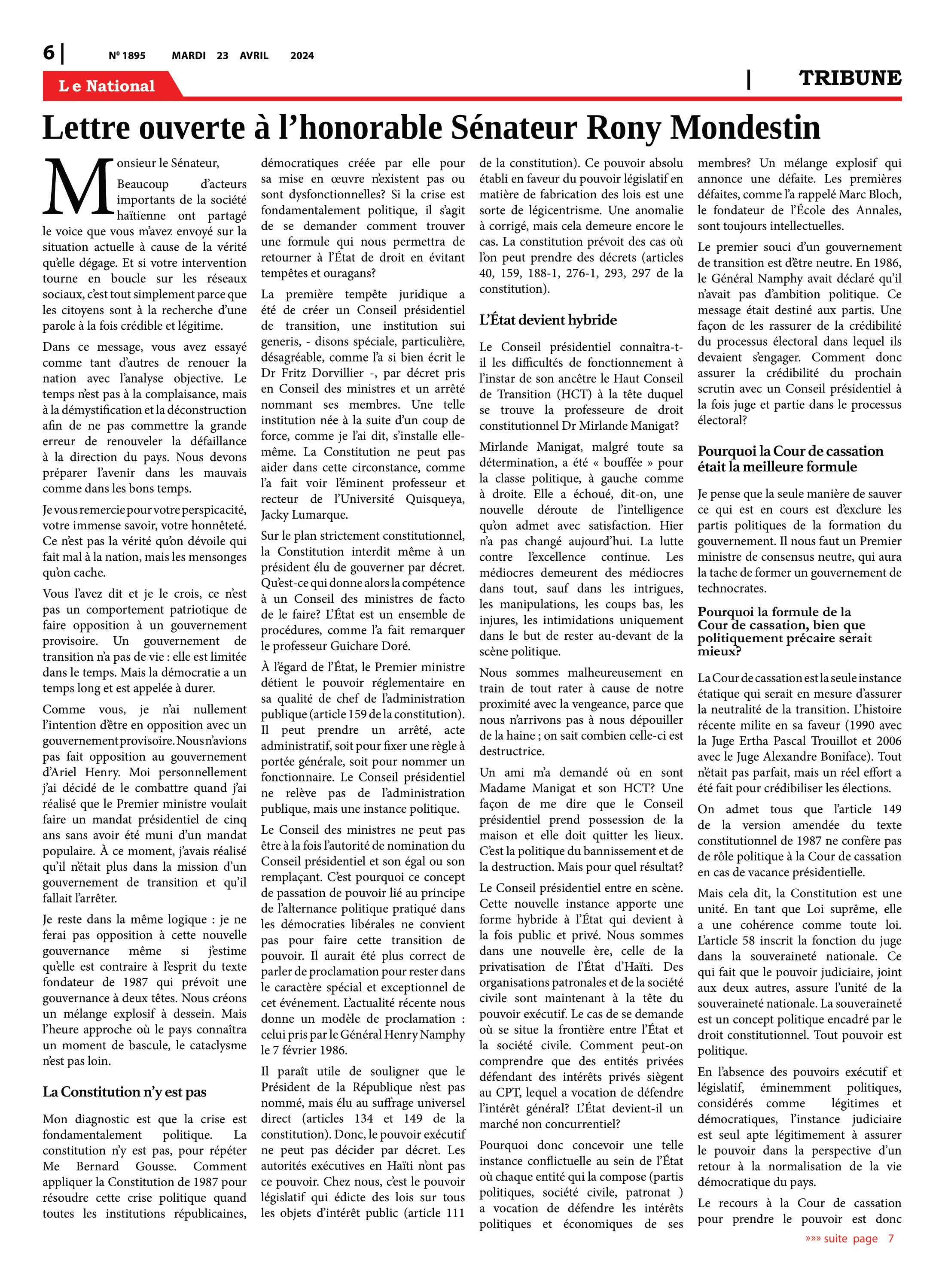 Page 6 de l'édition 1895
