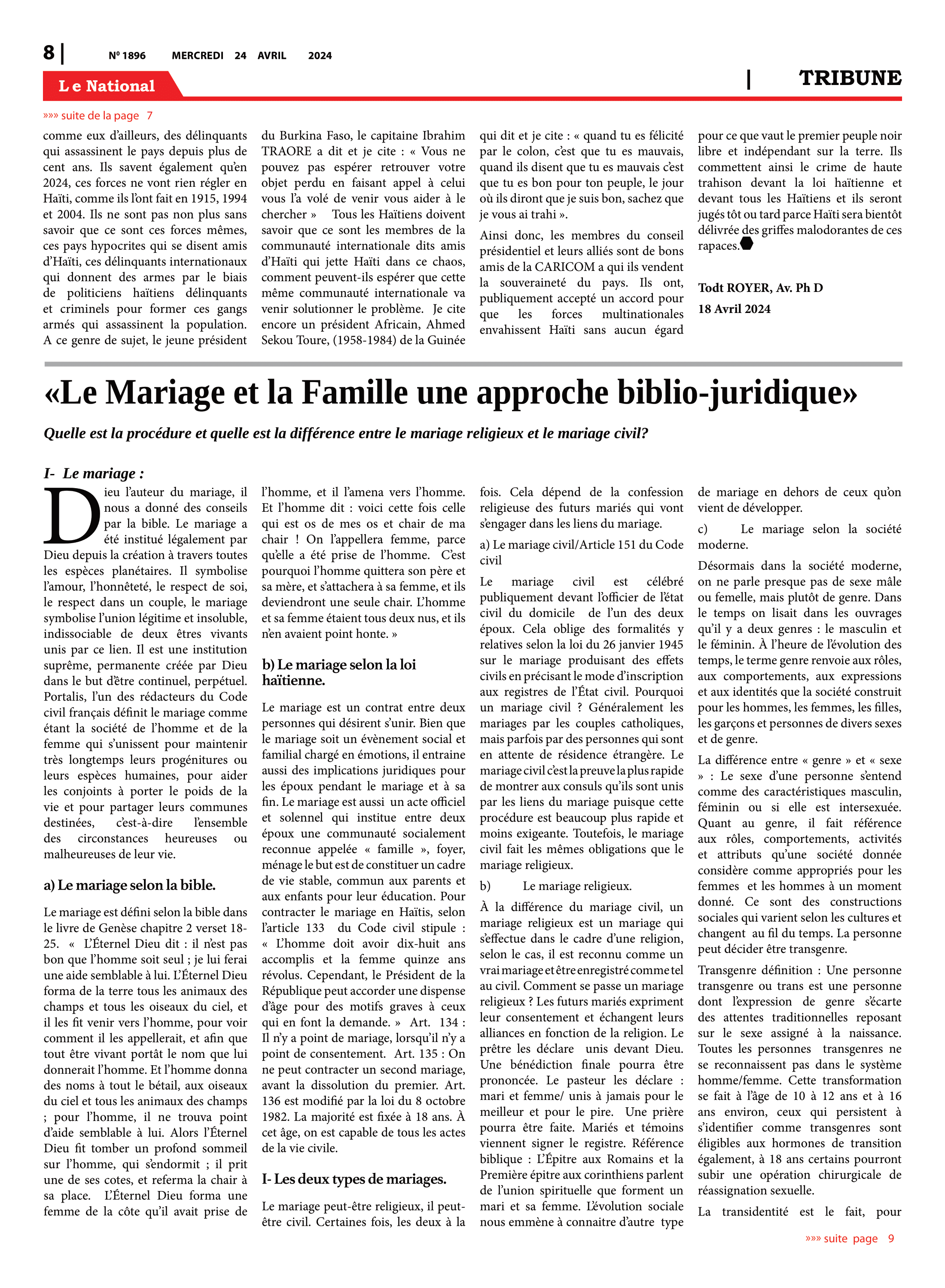 Page 8 de l'édition 1896